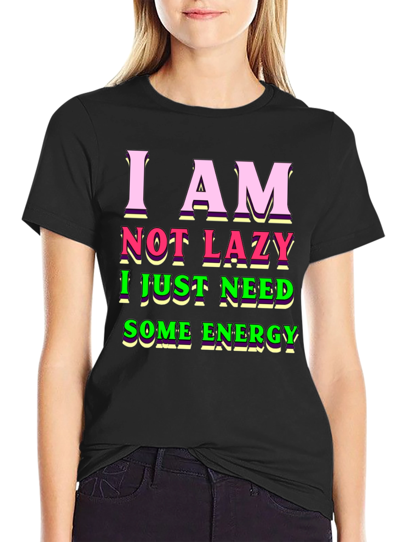 Funny Not Lazy Graphic Tee - Comfort & Style