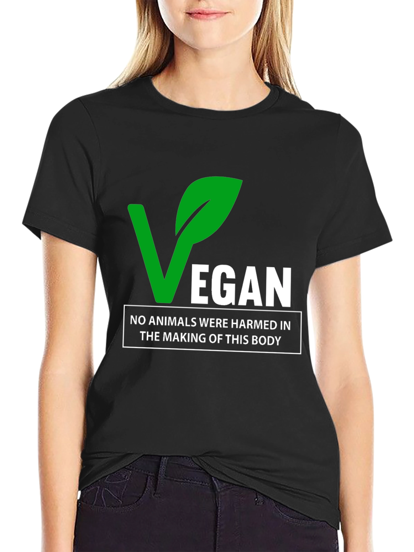 Vegan T-Shirt: No Animals Harmed In The Making of This Body