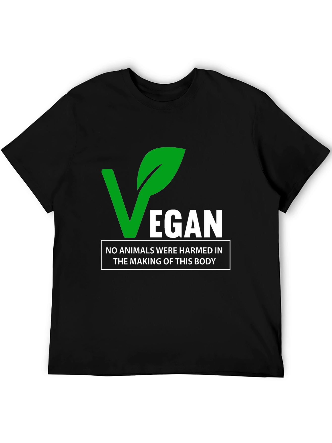 Vegan T-Shirt: No Animals Harmed In The Making of This Body