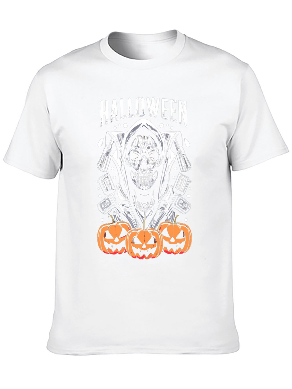Halloween Grim Reaper Pumpkin T-Shirt