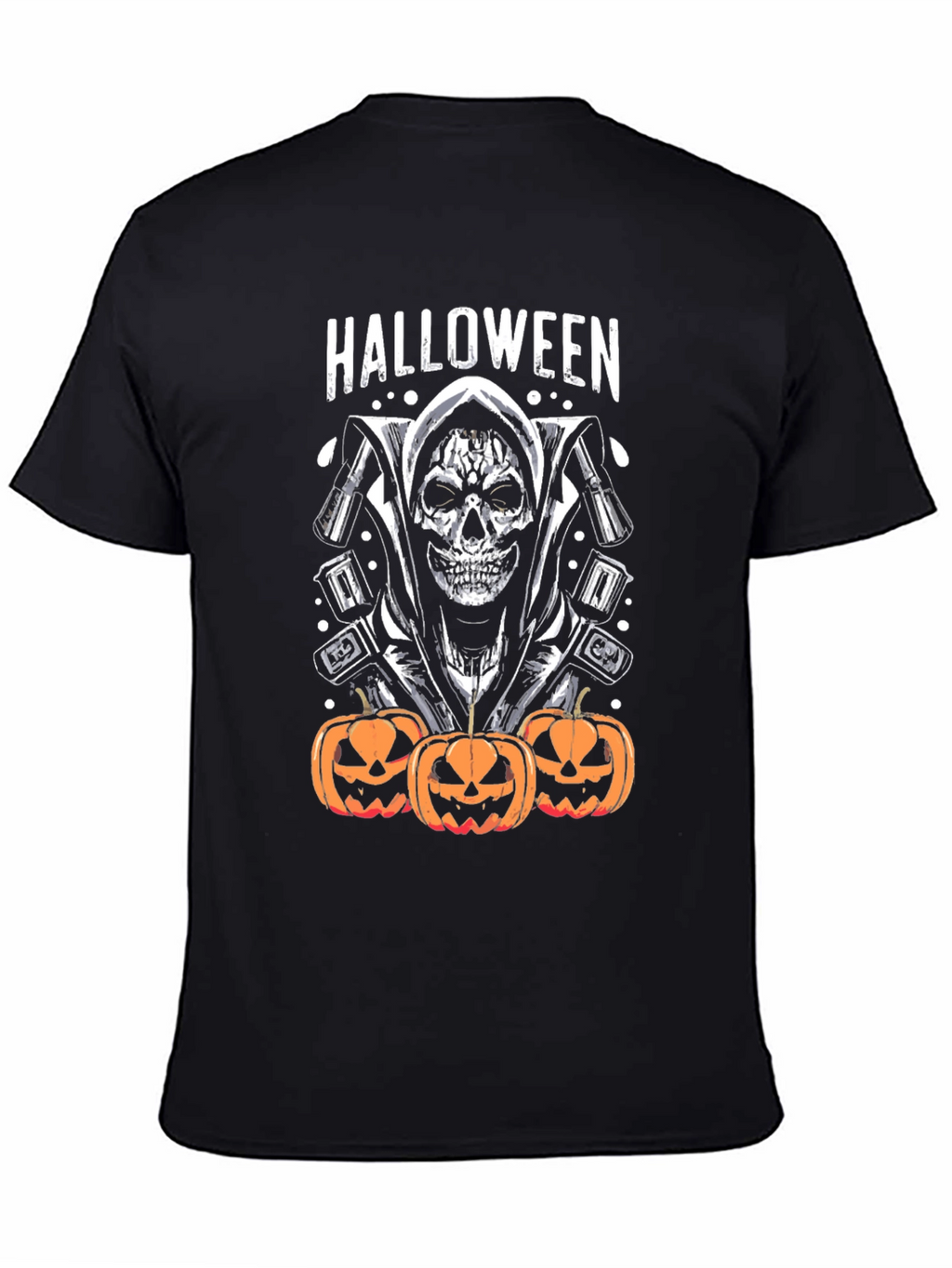 Halloween Grim Reaper Pumpkin T-Shirt