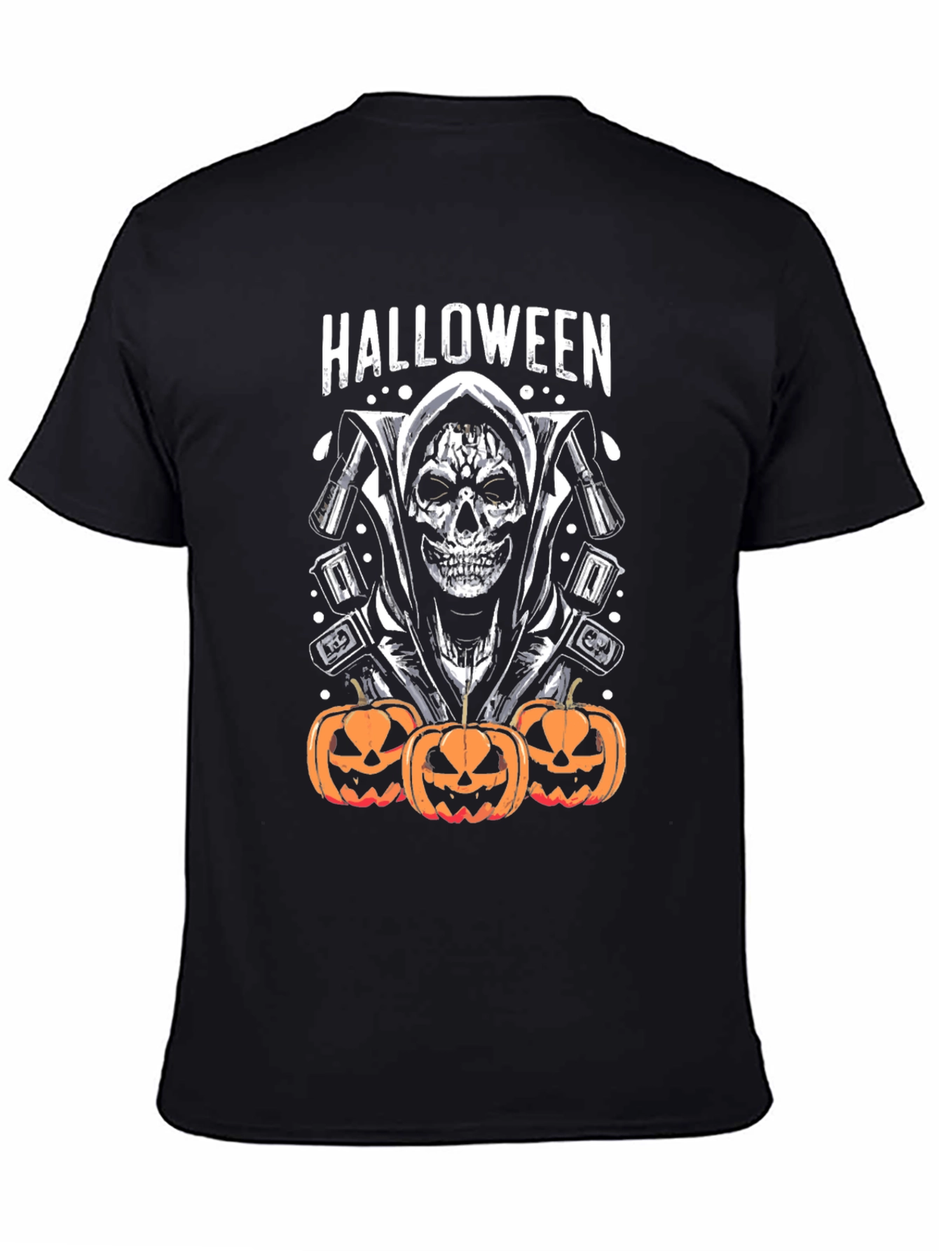 Halloween Grim Reaper Pumpkin T-Shirt