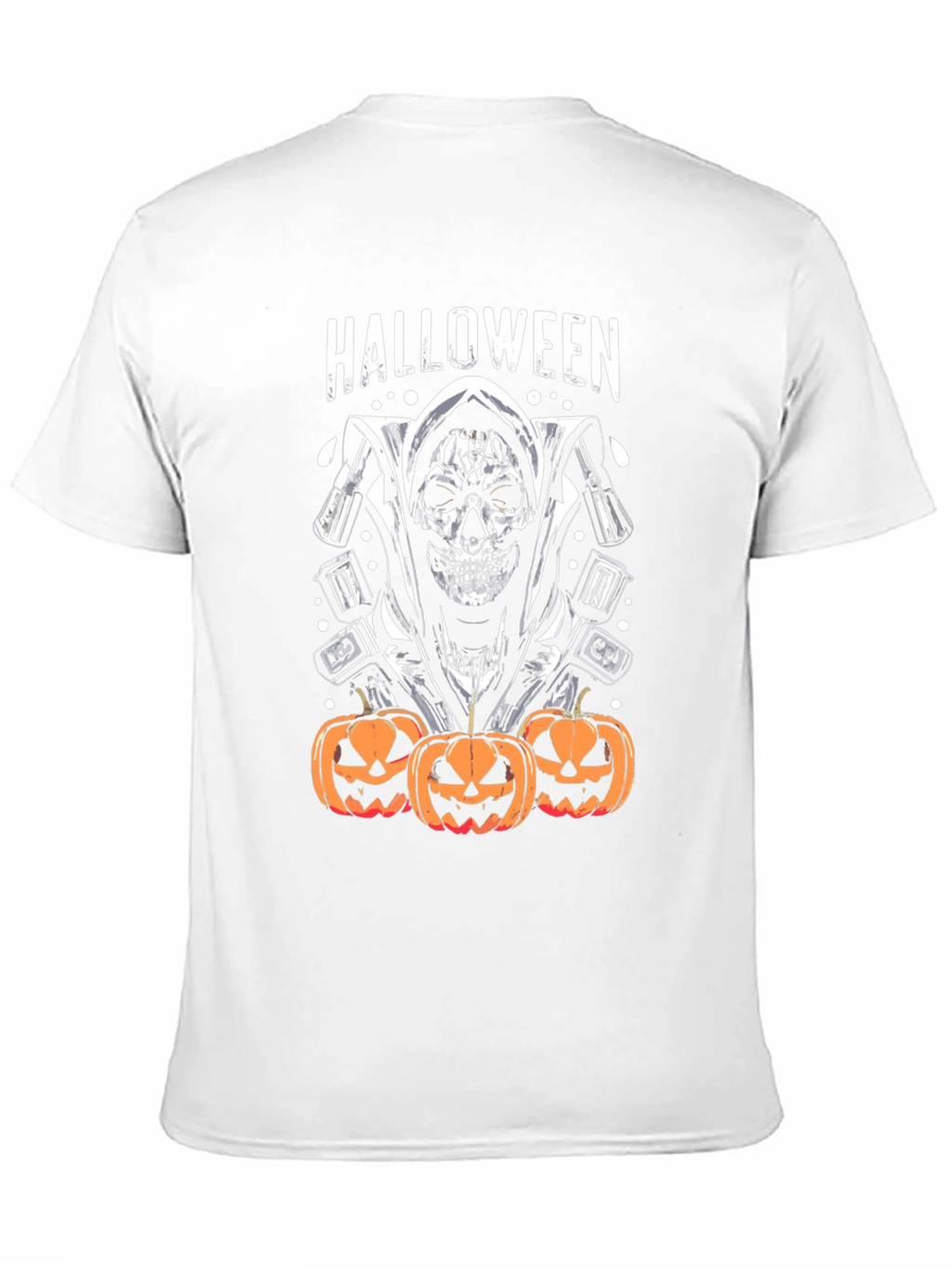 Halloween Grim Reaper Pumpkin T-Shirt