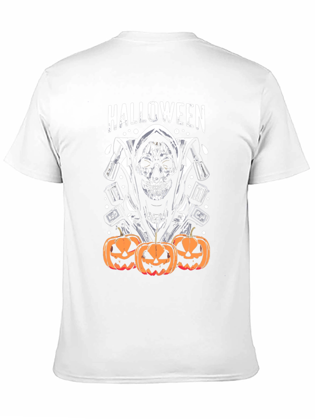 Halloween Grim Reaper Pumpkin T-Shirt