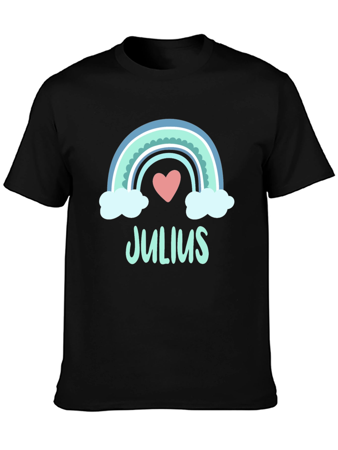 Julius Rainbow Heart T-Shirt - Soft Cotton Blend