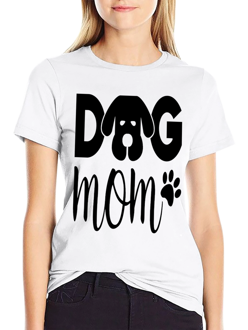 Dog Mom Graphic Tee - Pet Lover Shirt