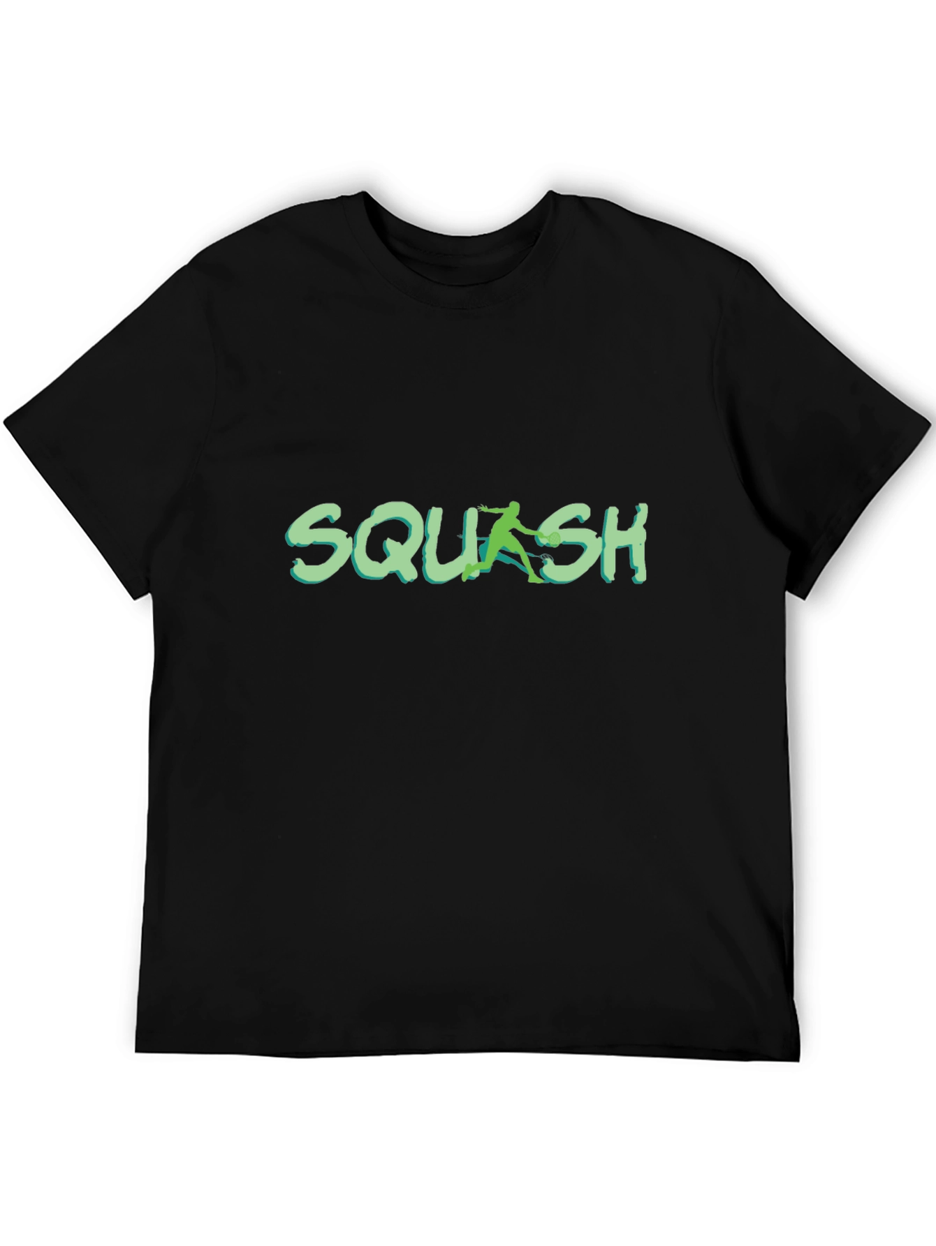 Squash Player Graphic Tee - Sporty Activewear