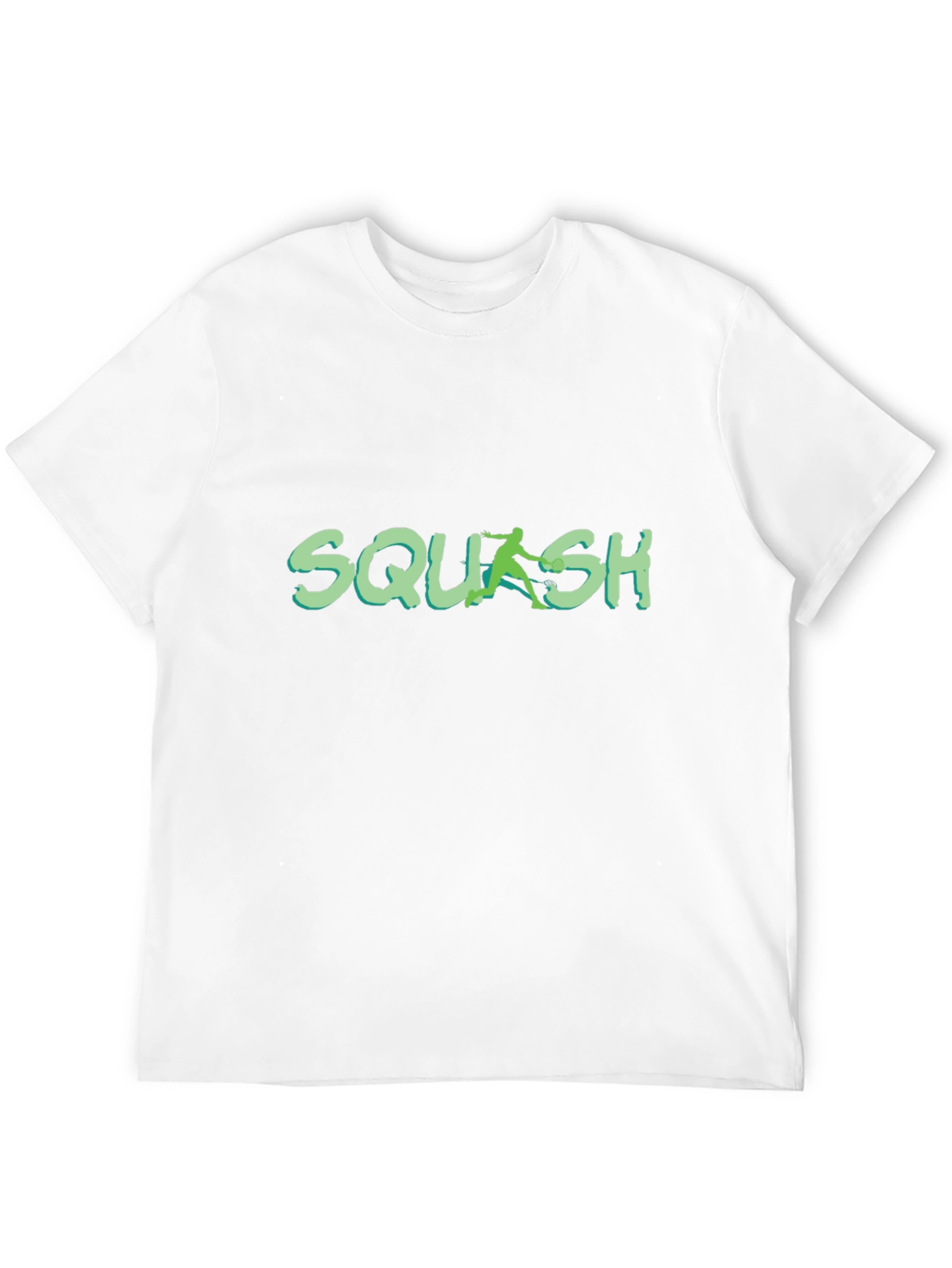 Squash Player Graphic Tee - Sporty Activewear
