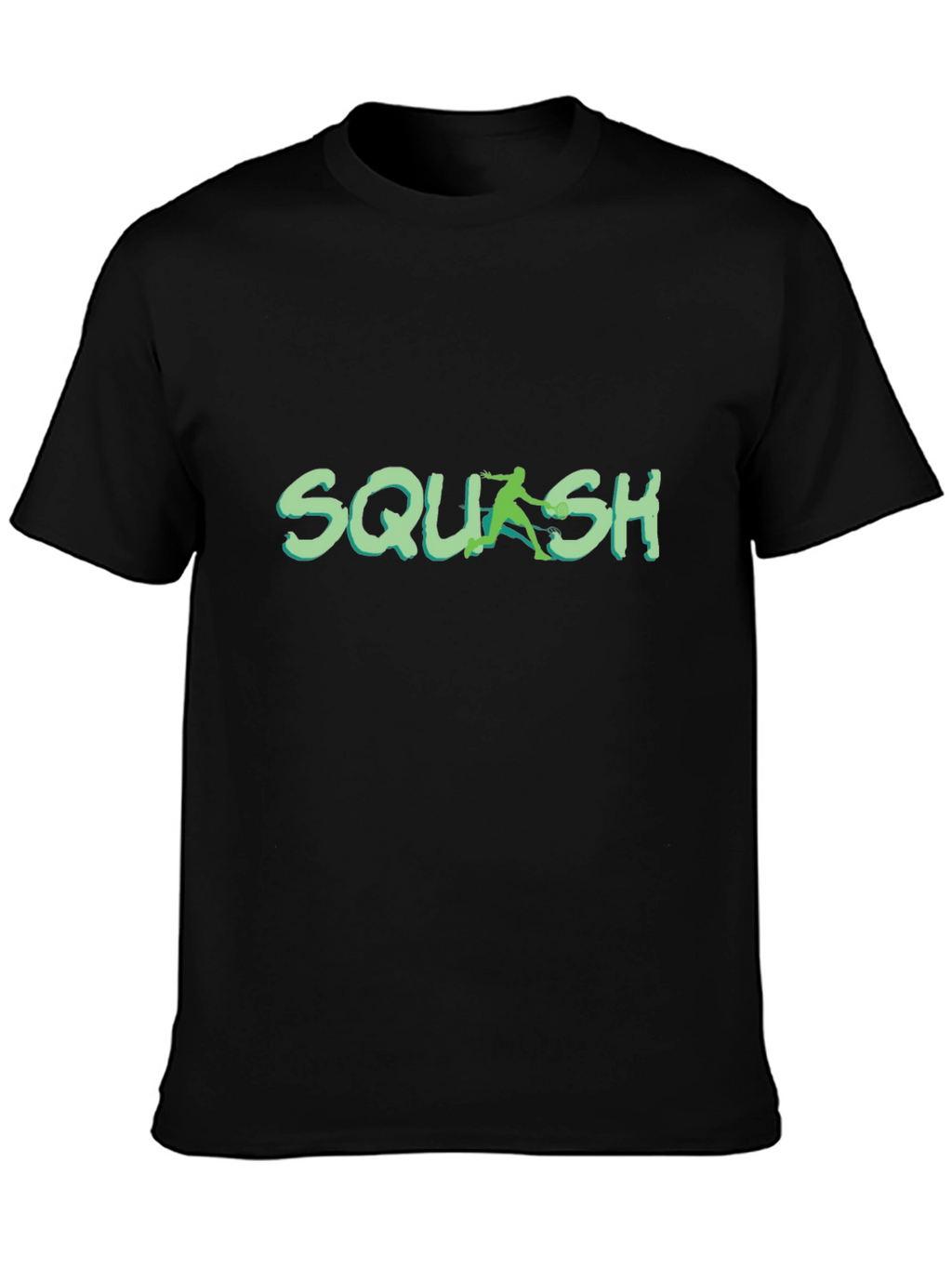 Squash Player Graphic Tee - Sporty Activewear