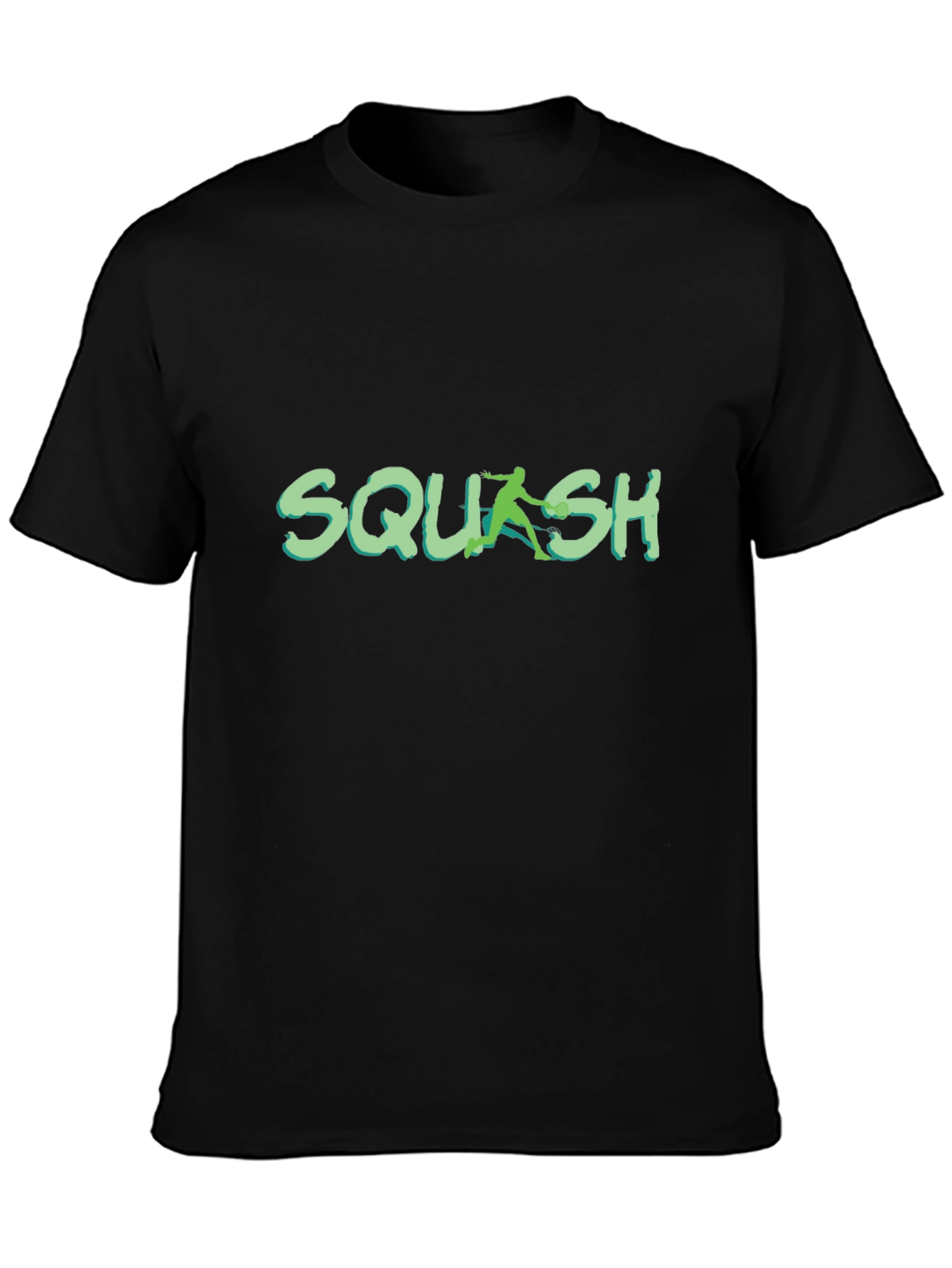 Squash Player Graphic Tee - Sporty Activewear