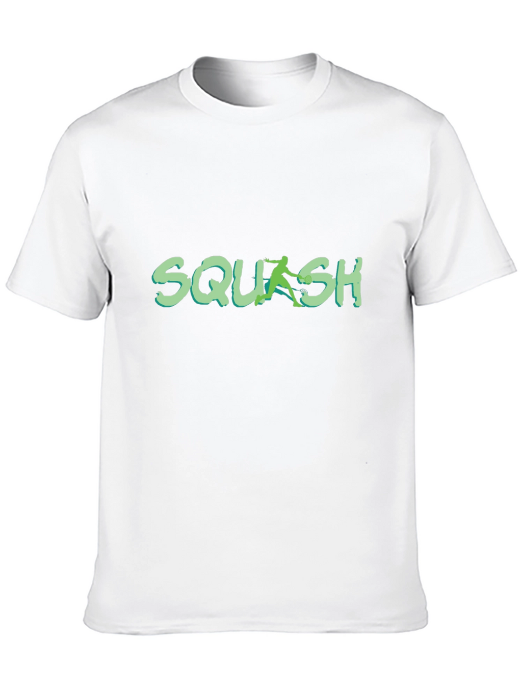 Squash Player Graphic Tee - Sporty Activewear