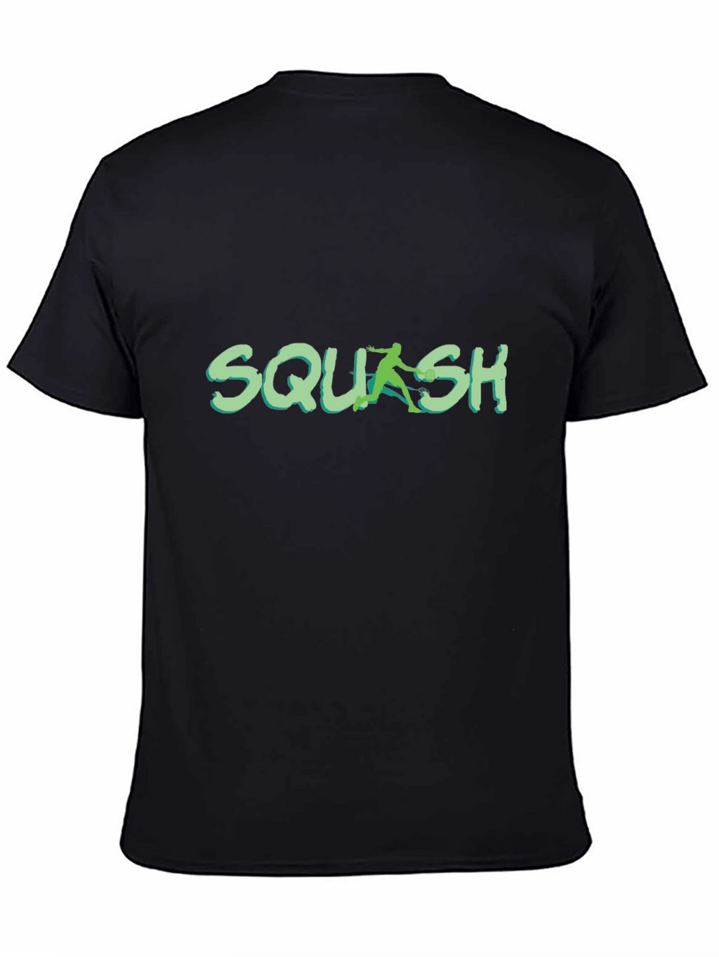 Squash Player Graphic Tee - Sporty Activewear