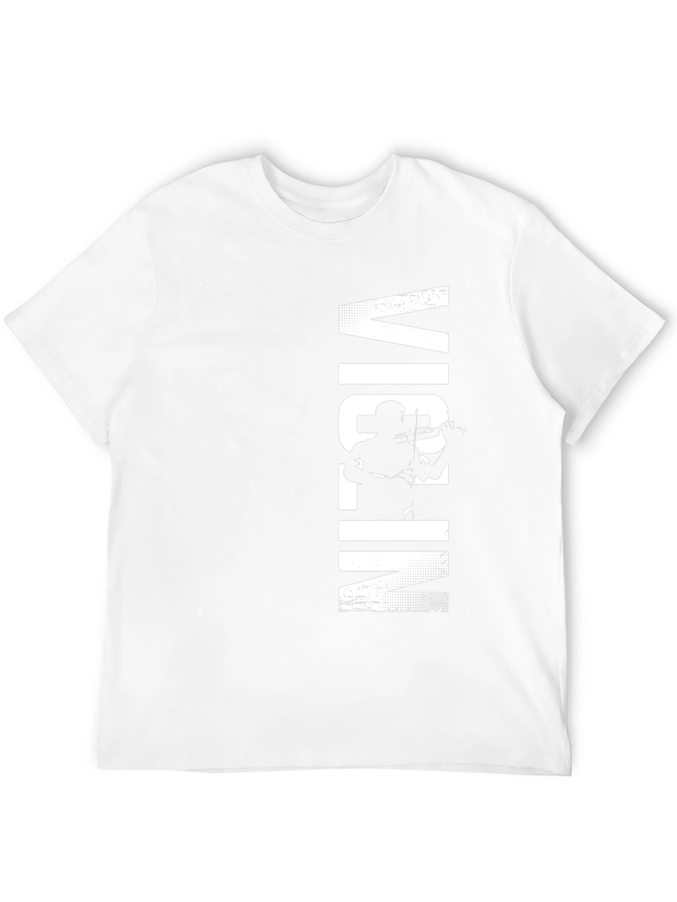 Violin Player Graphic Tee - Black