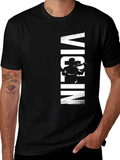Violin Player Graphic Tee - Black