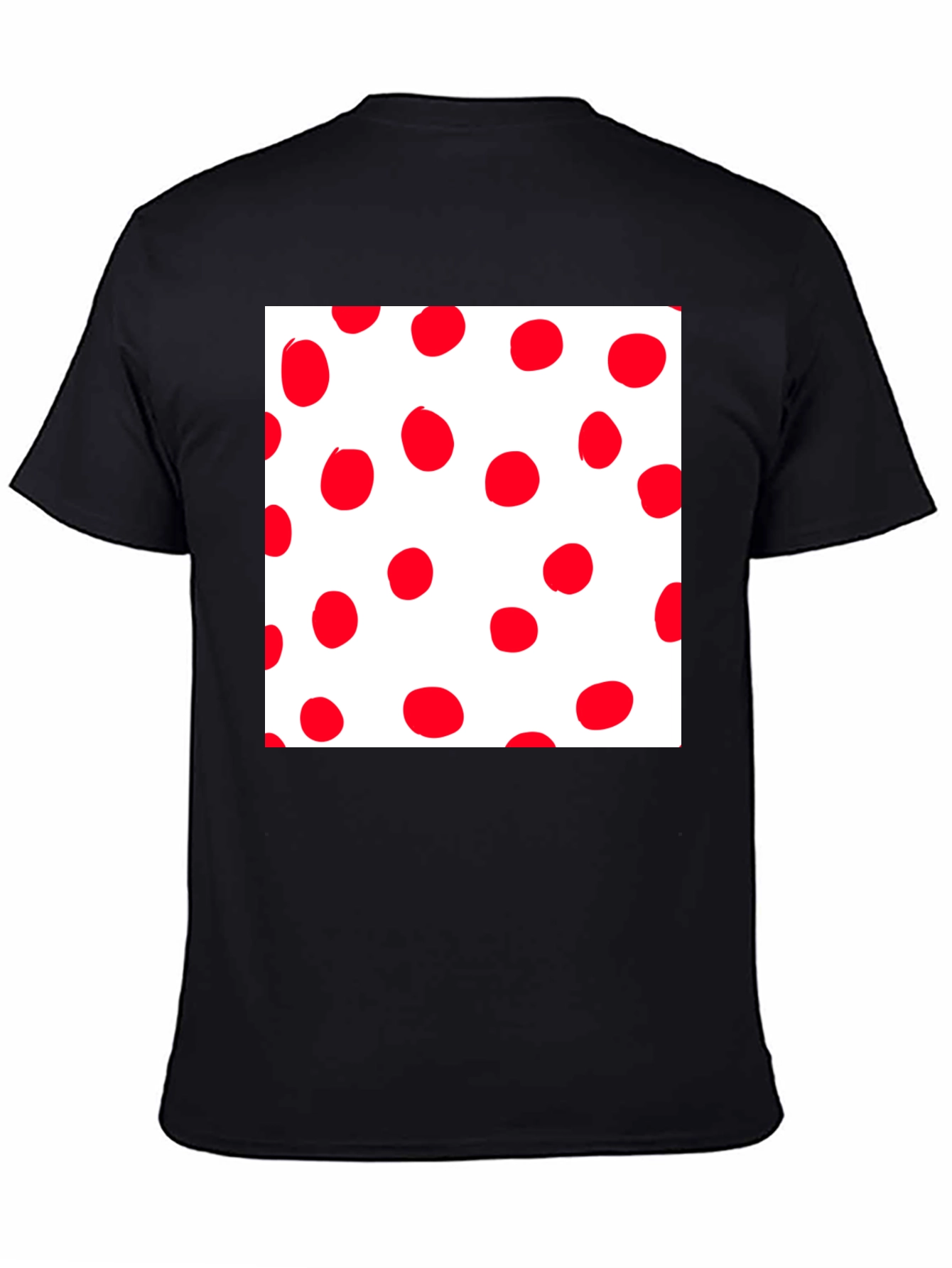 Red Polka Dot Crew Neck T-Shirt