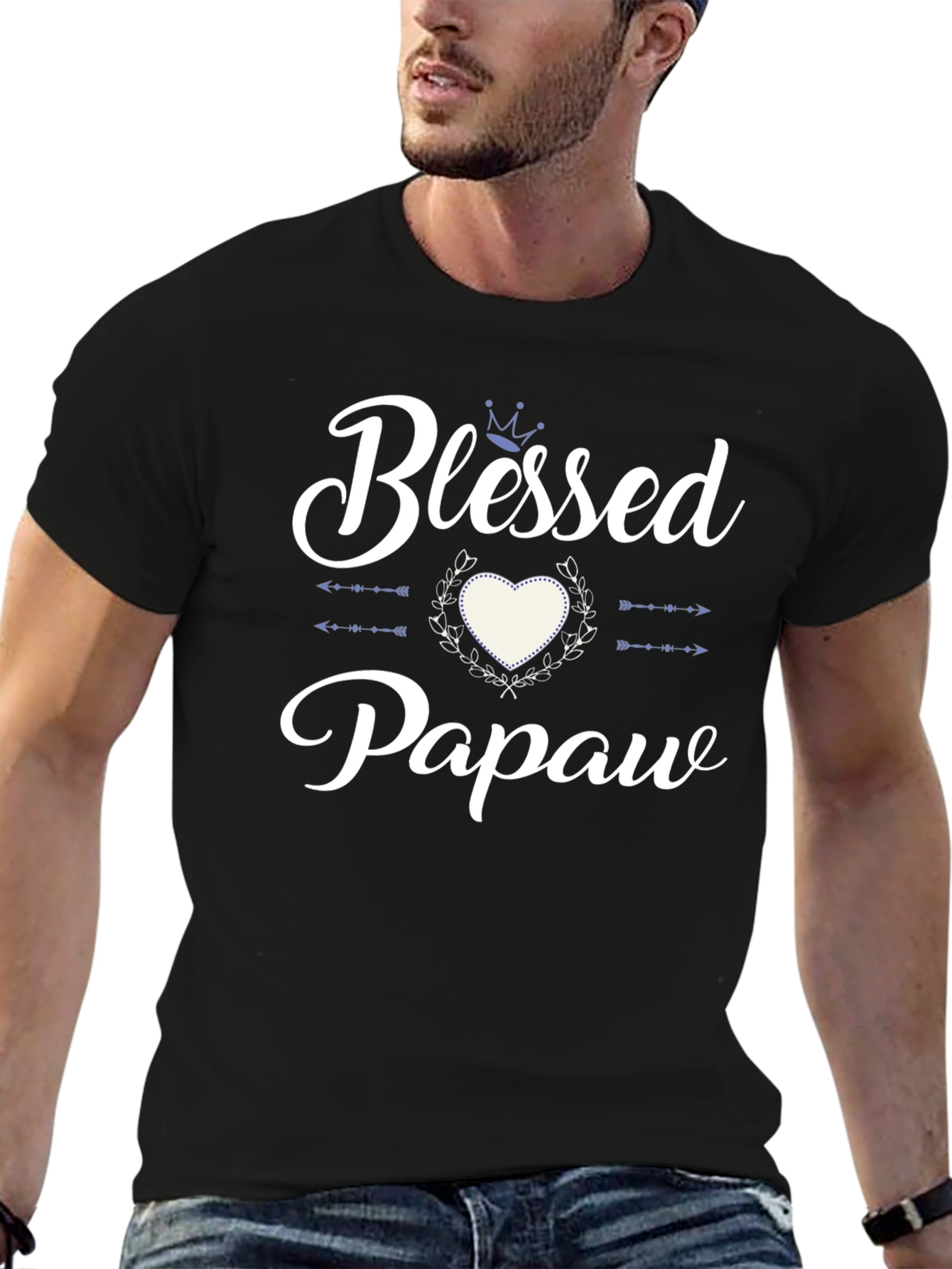 Blessed Papaw T-Shirt - Gift for Grandfather