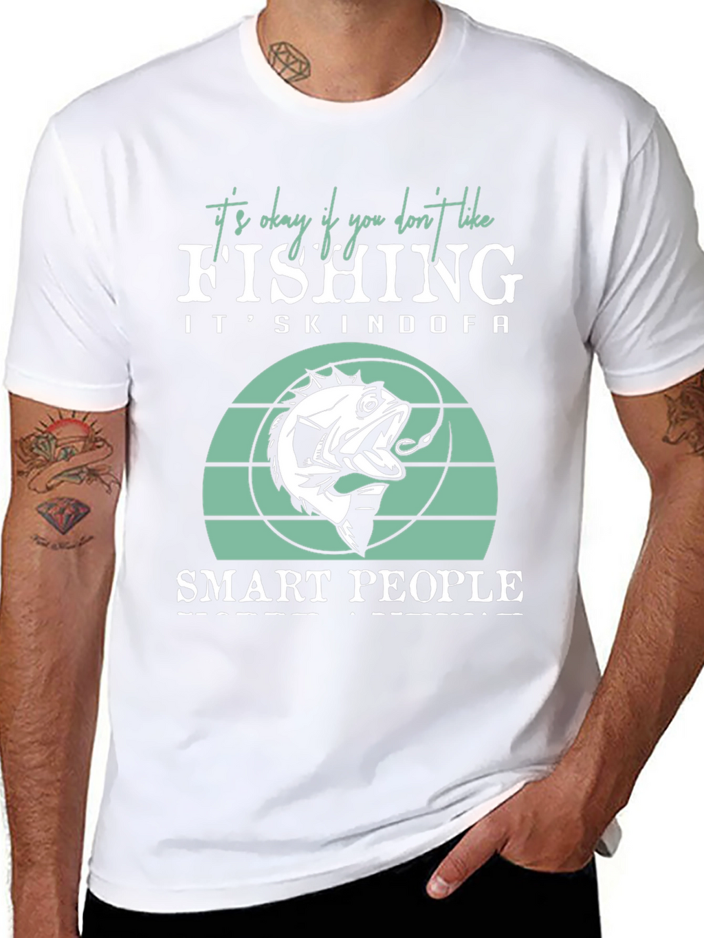 Funny Fishing T-Shirt - Smart People Fish!