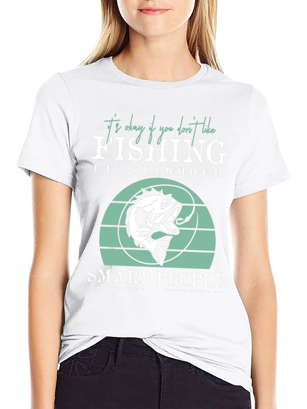 Funny Fishing T-Shirt - Smart People Fish!