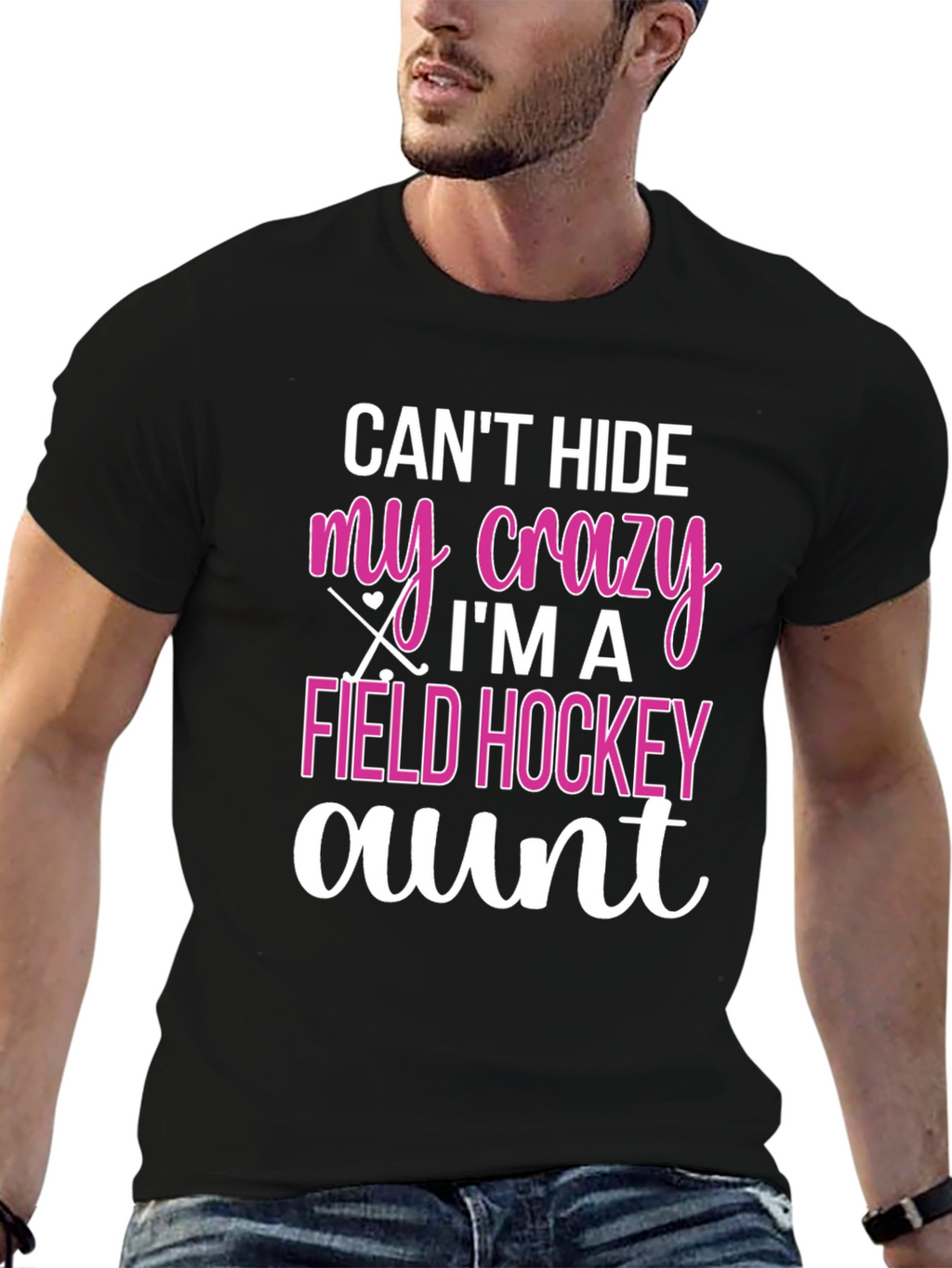 Crazy Field Hockey Aunt T-Shirt
