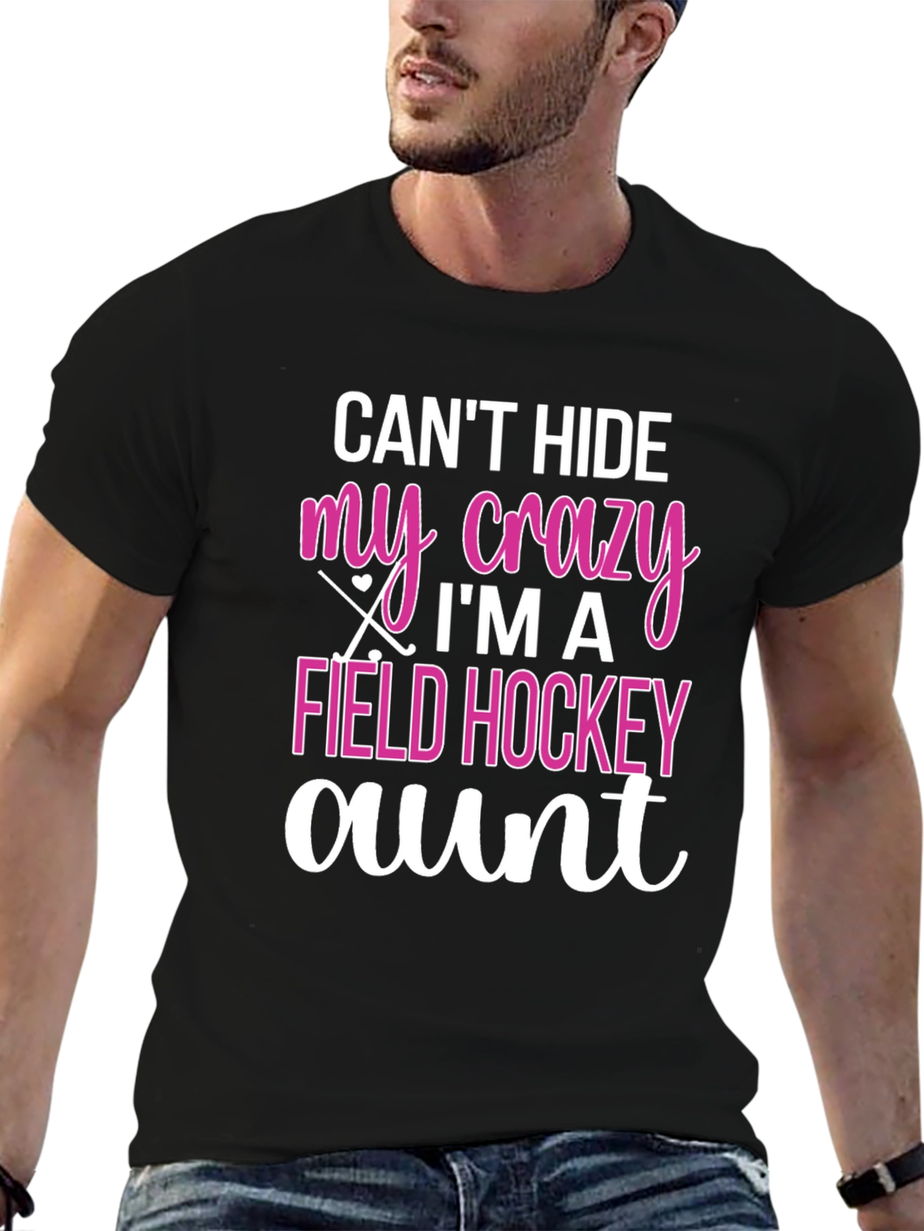 Crazy Field Hockey Aunt T-Shirt
