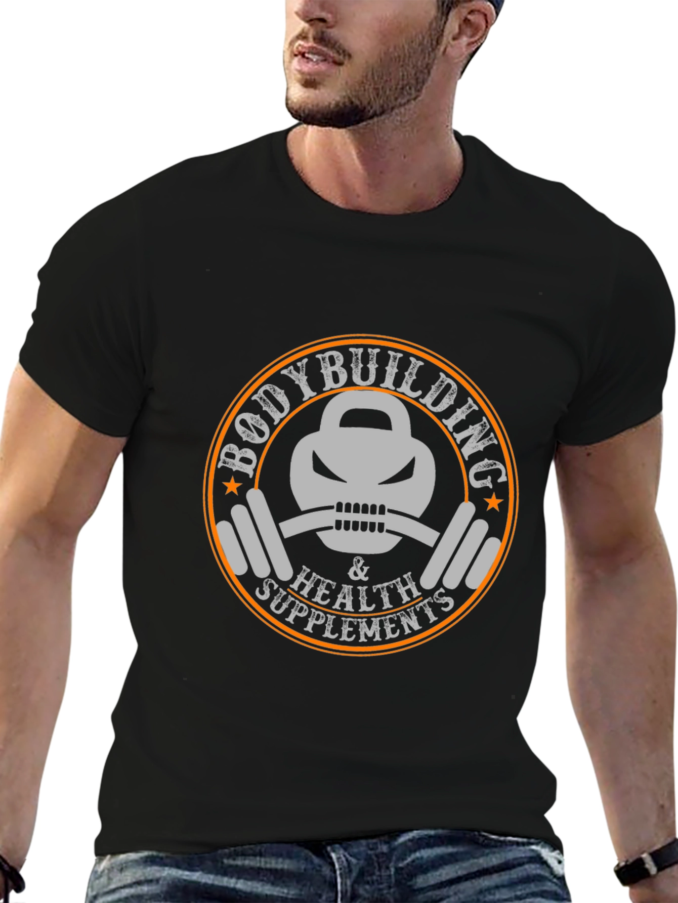 Bodybuilding & Health Supplements Graphic T-Shirt