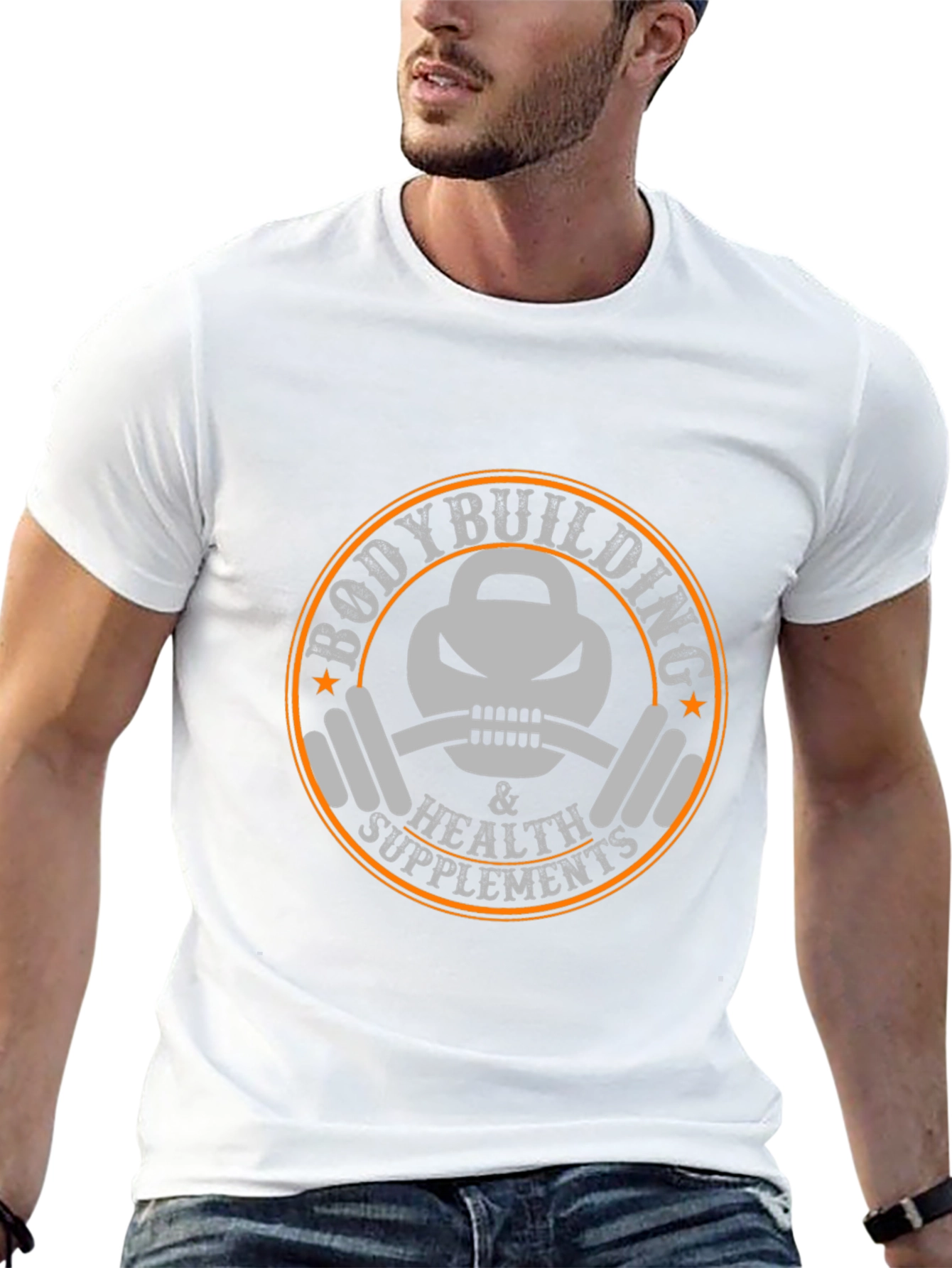 Bodybuilding & Health Supplements Graphic T-Shirt