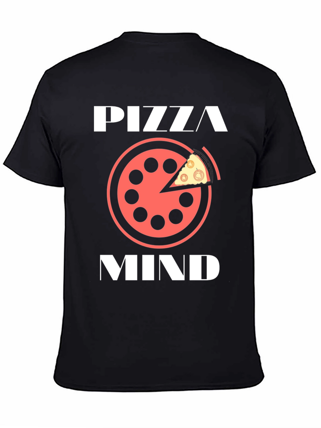 Pizza Mind Graphic Tee - Unisex Casual T-Shirt