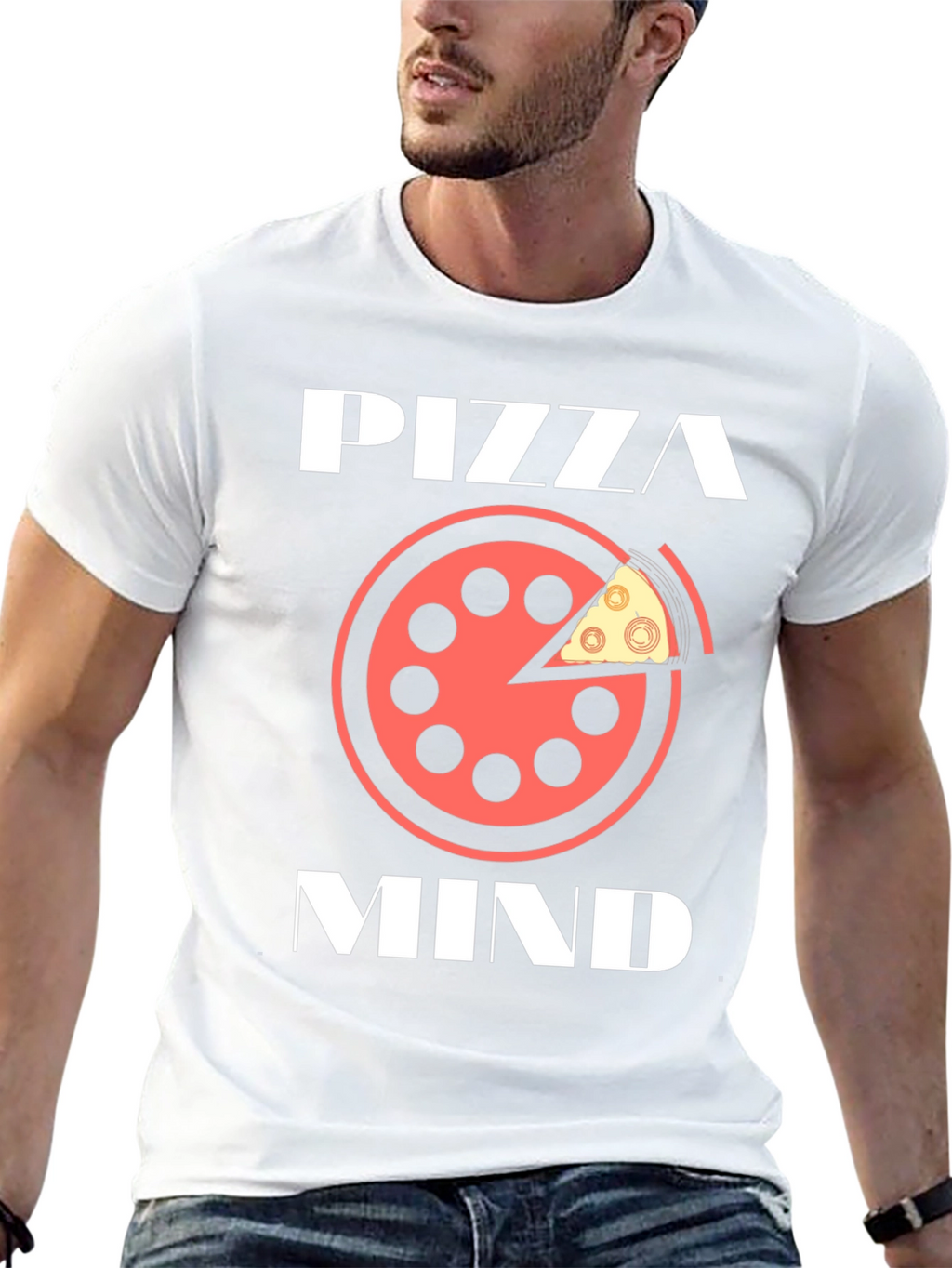Pizza Mind Graphic Tee - Unisex Casual T-Shirt