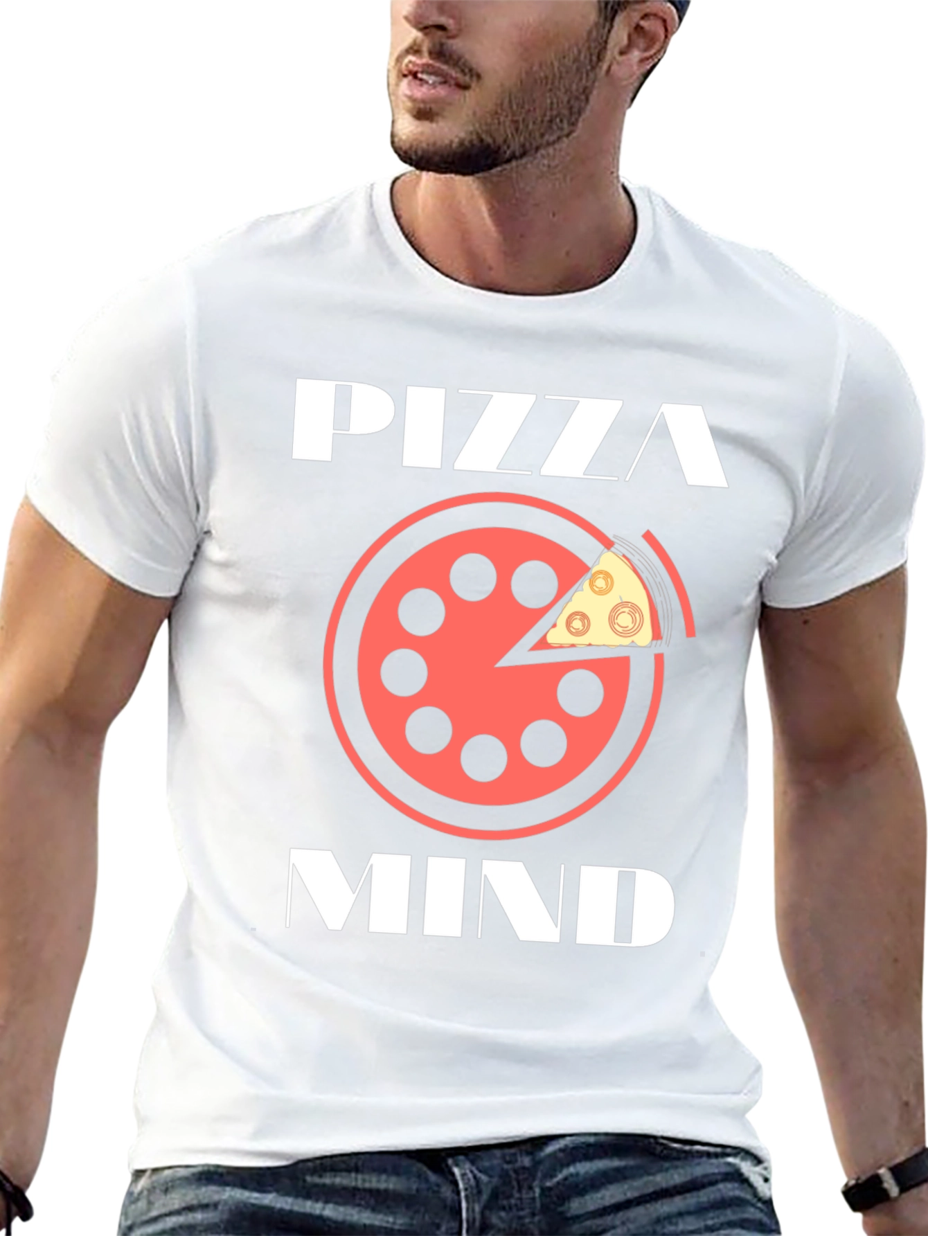 Pizza Mind Graphic Tee - Unisex Casual T-Shirt