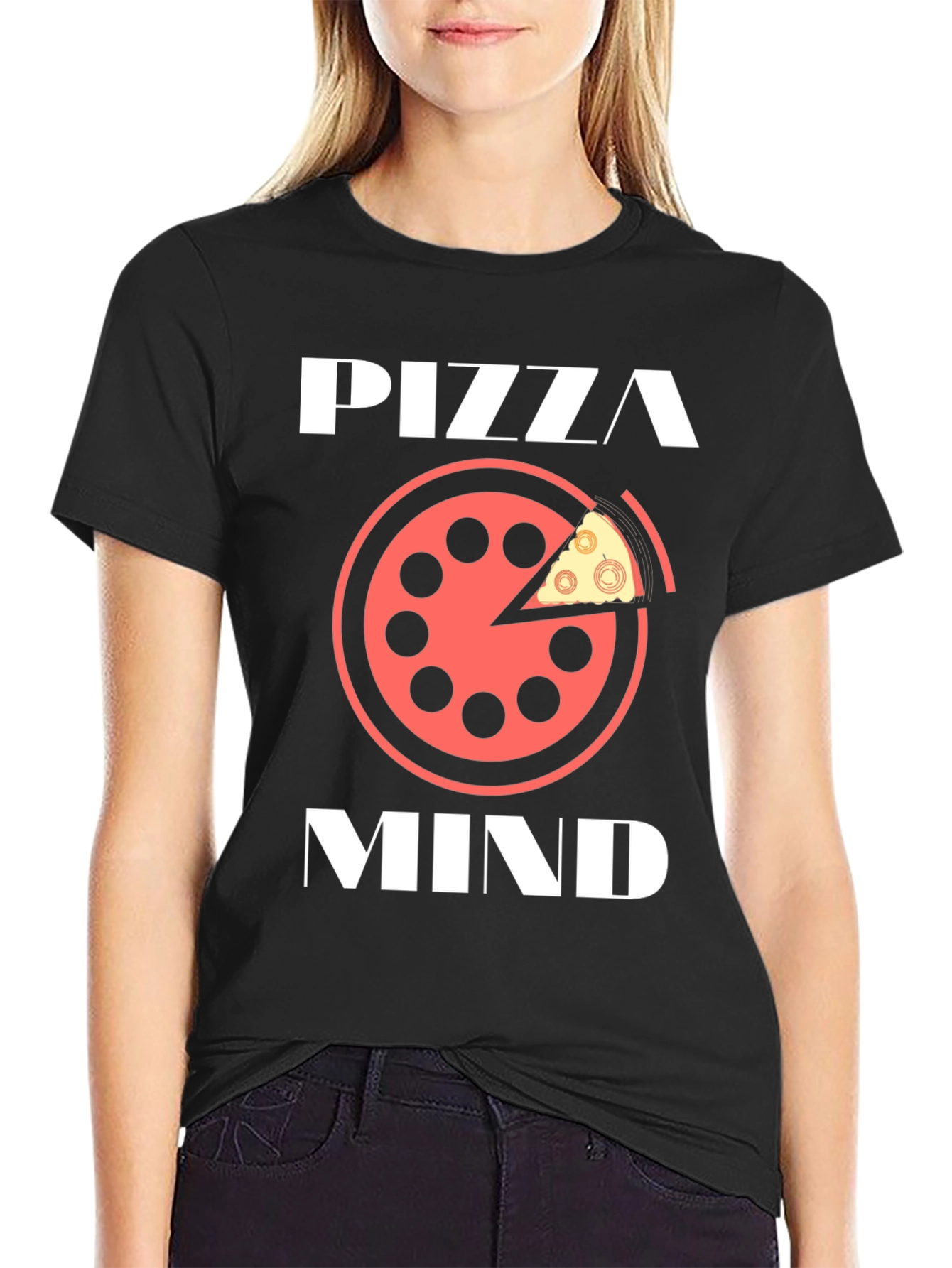 Pizza Mind Graphic Tee - Unisex Casual T-Shirt
