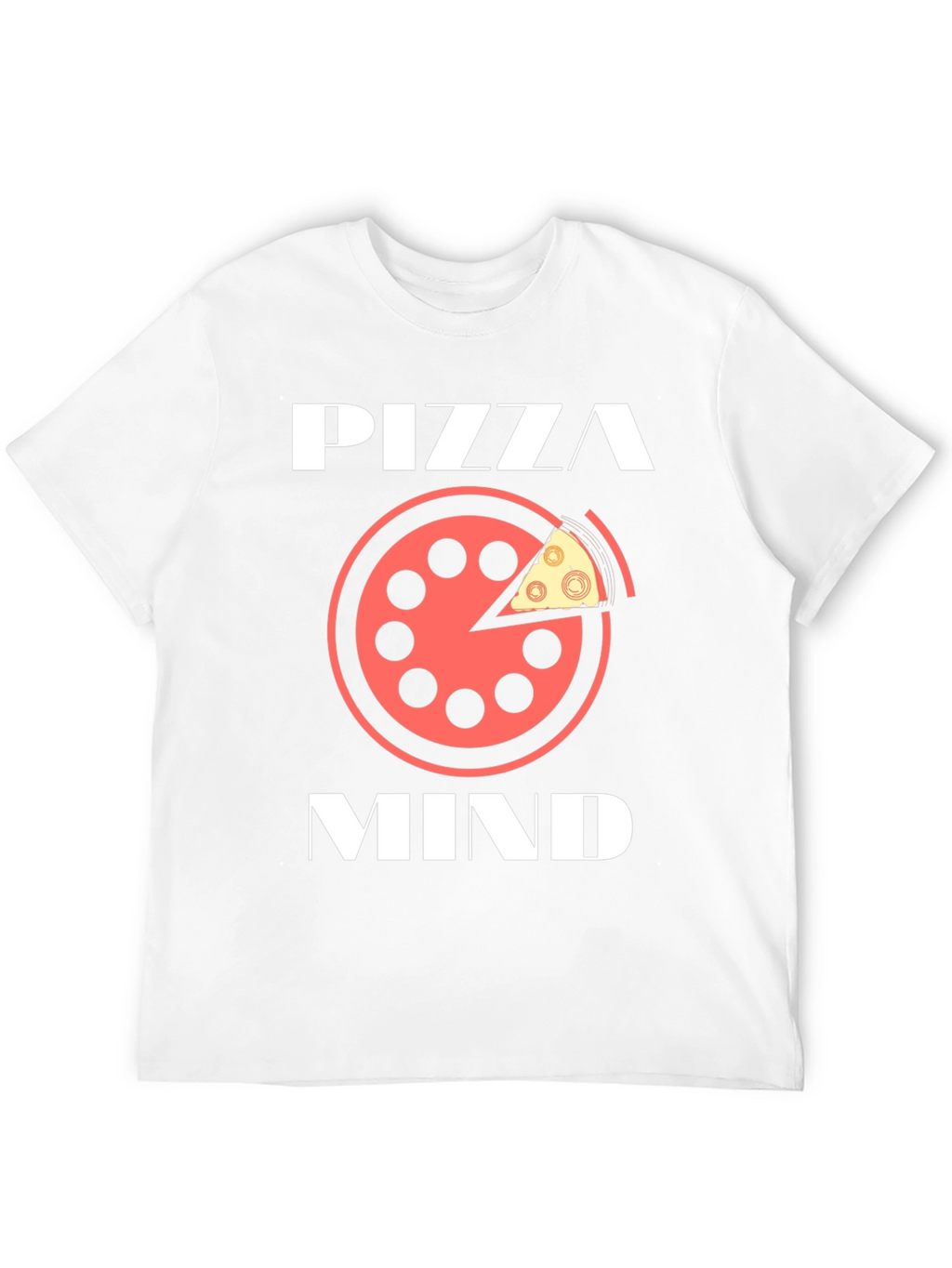 Pizza Mind Graphic Tee - Unisex Casual T-Shirt