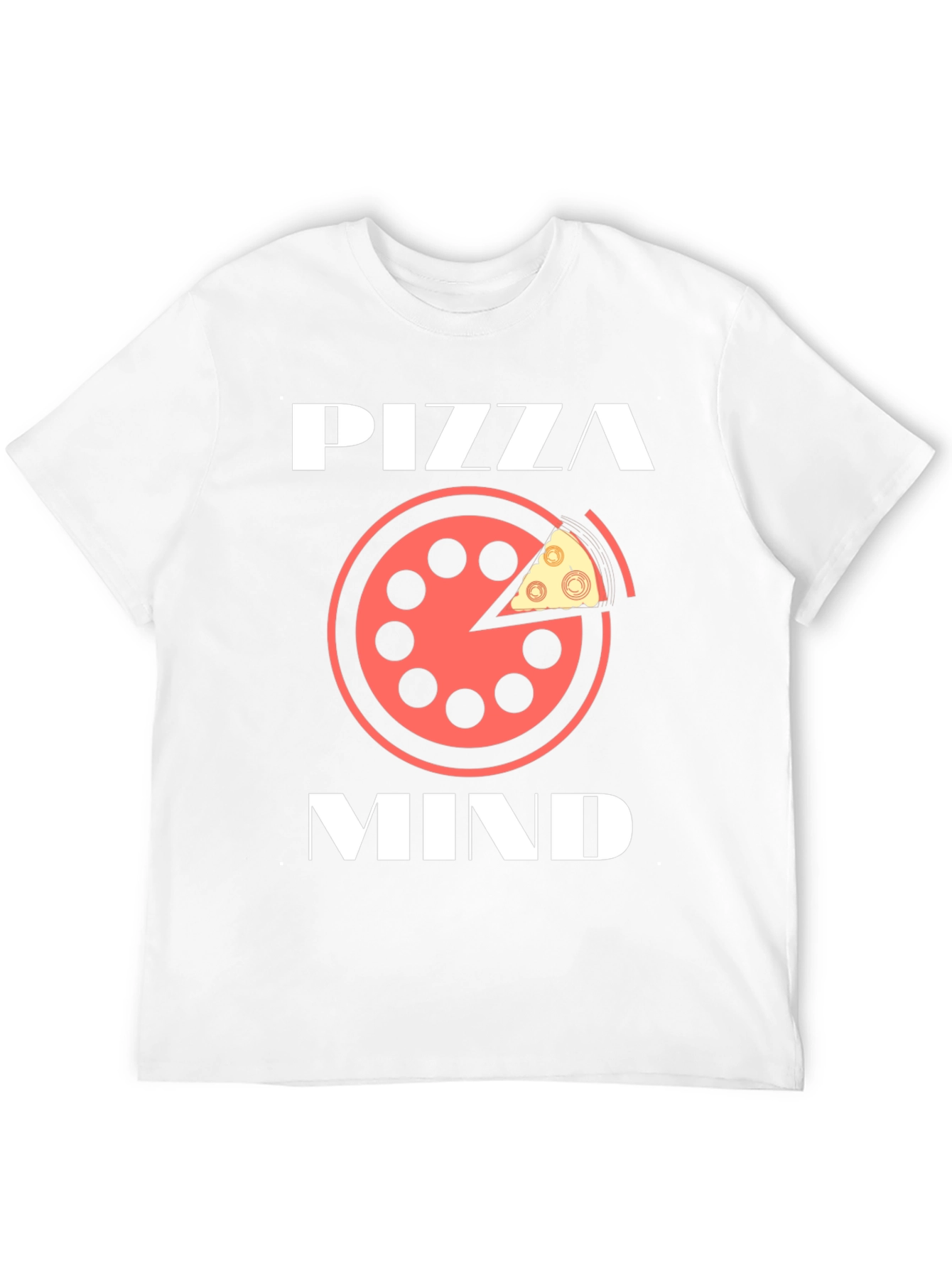 Pizza Mind Graphic Tee - Unisex Casual T-Shirt
