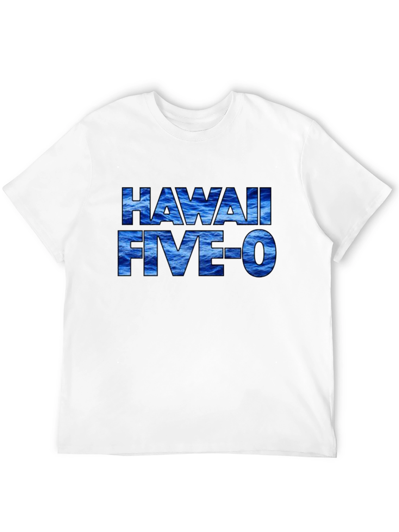 Hawaii Five-O Wave T-Shirt Black