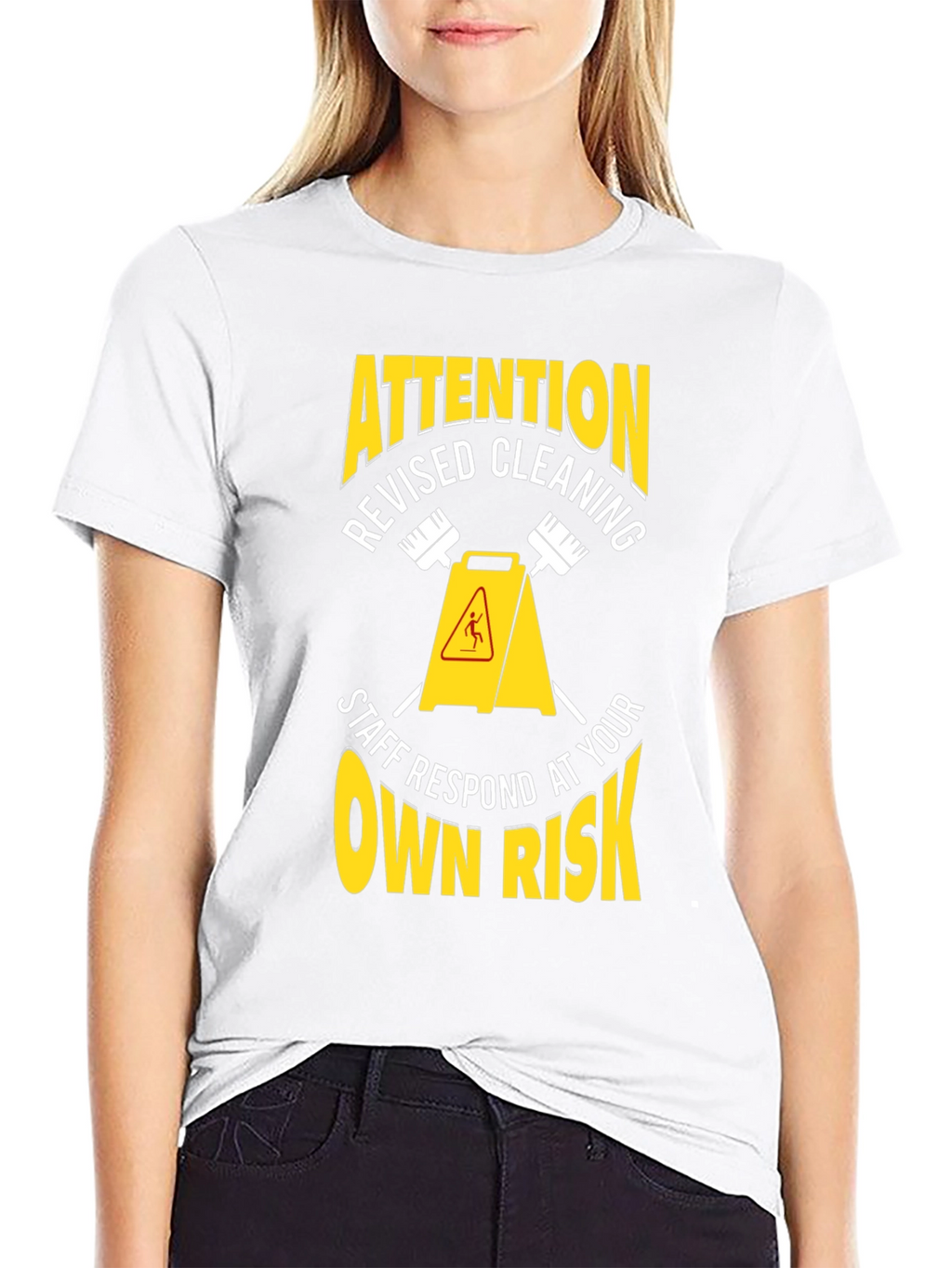Attention Revised Cleaning Staff T-Shirt