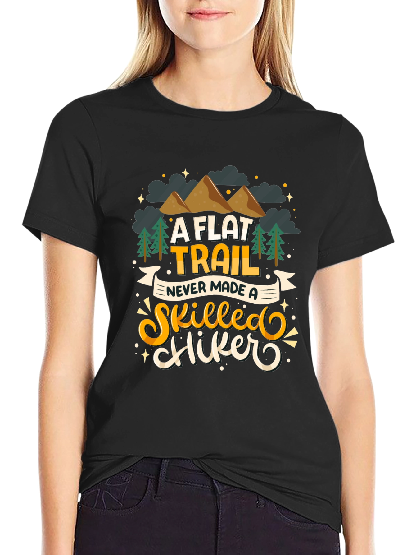 A Flat Trail Hiker Tee