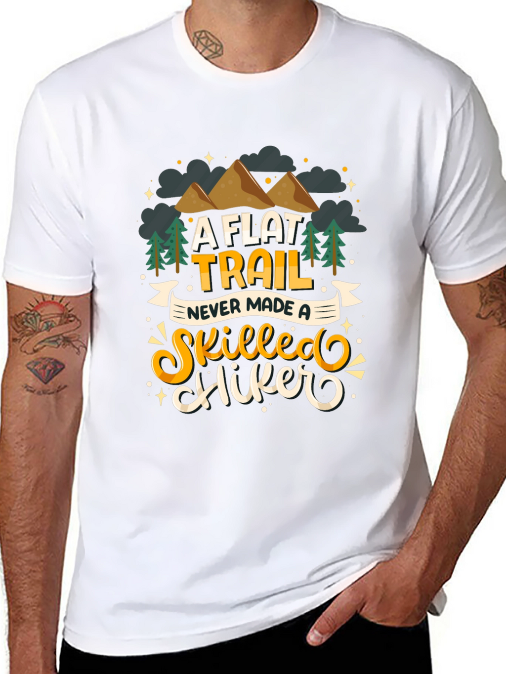 A Flat Trail Hiker Tee