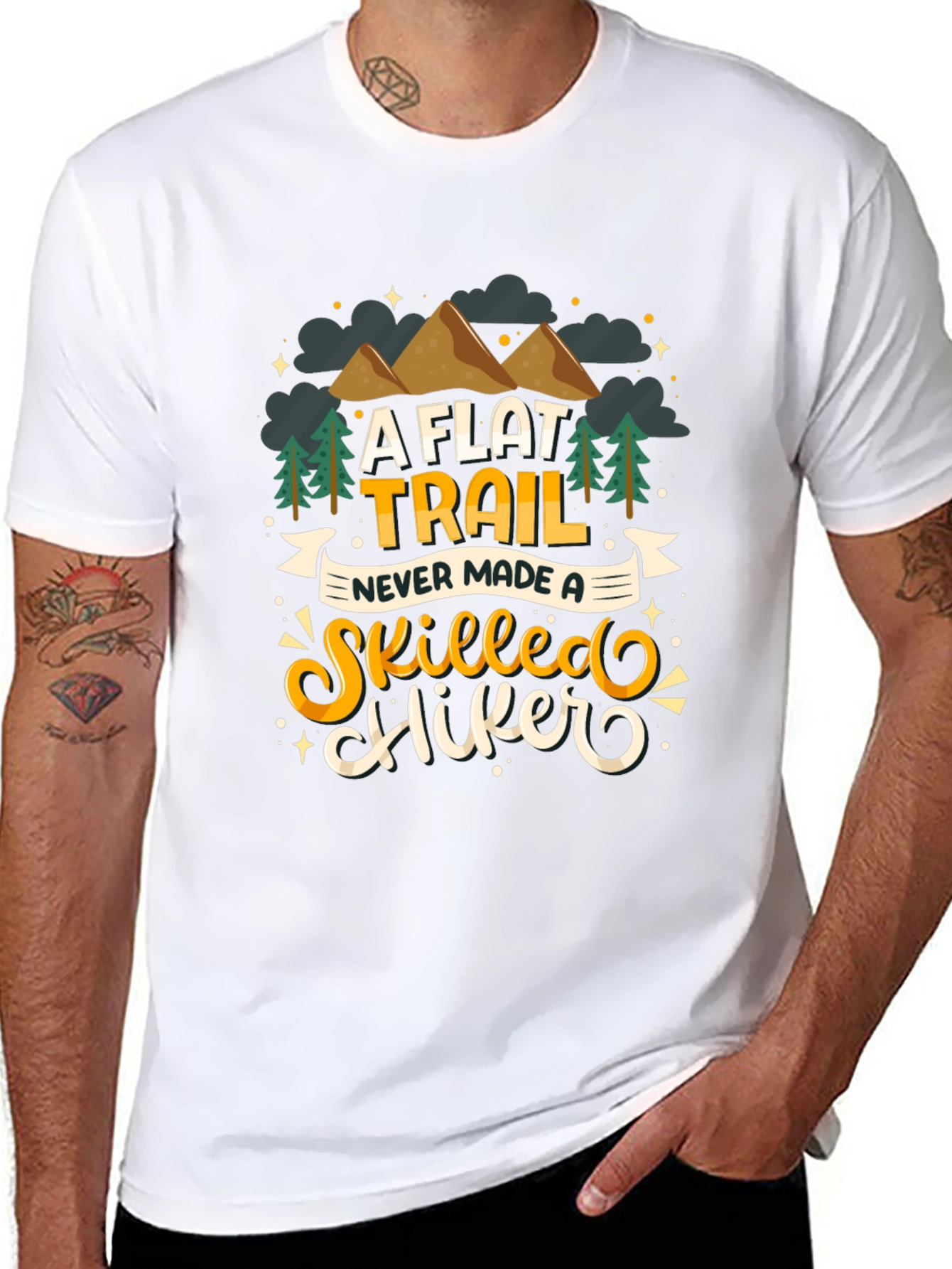 A Flat Trail Hiker Tee