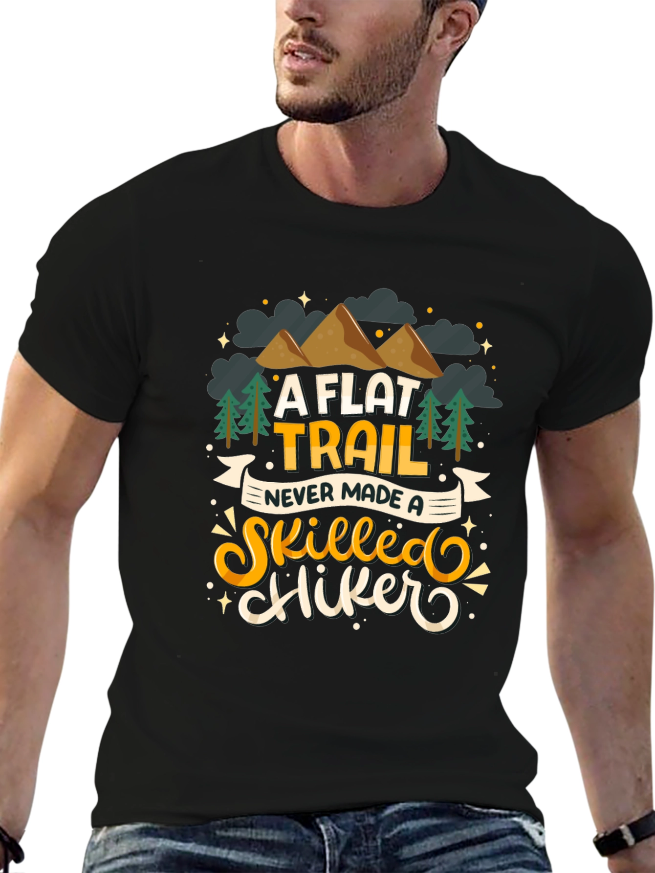 A Flat Trail Hiker Tee