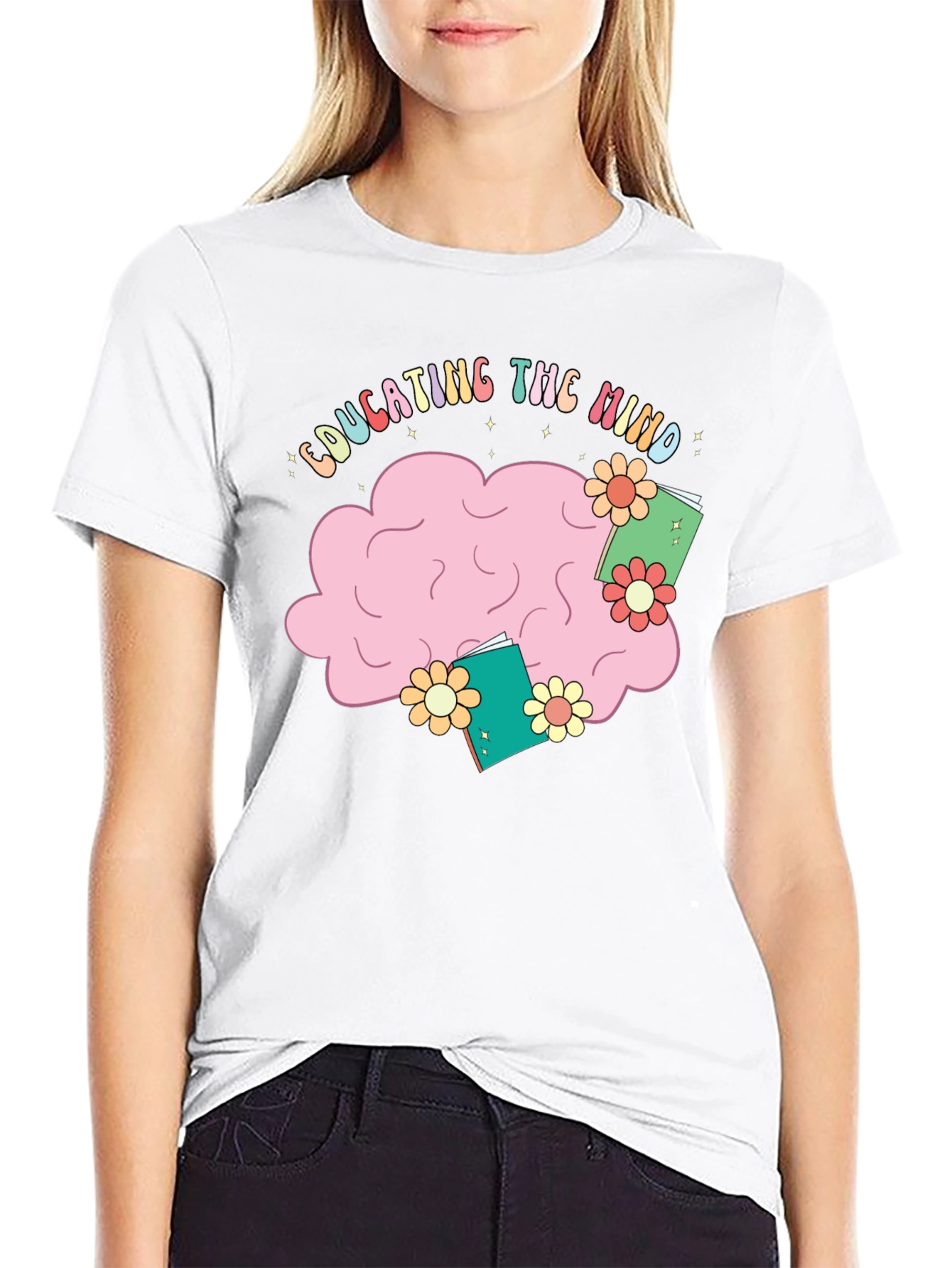 Educating the Mind Black T-Shirt