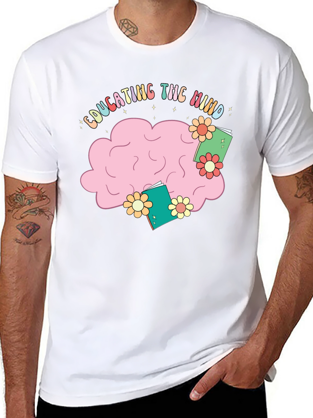Educating the Mind Black T-Shirt