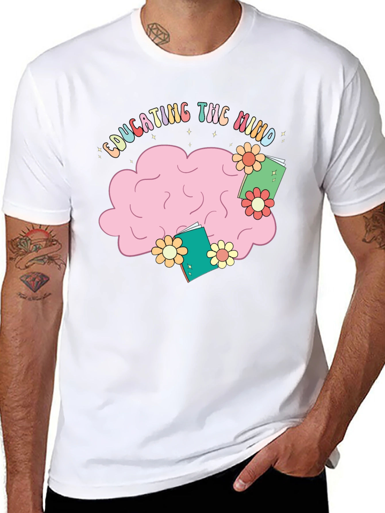 Educating the Mind Black T-Shirt