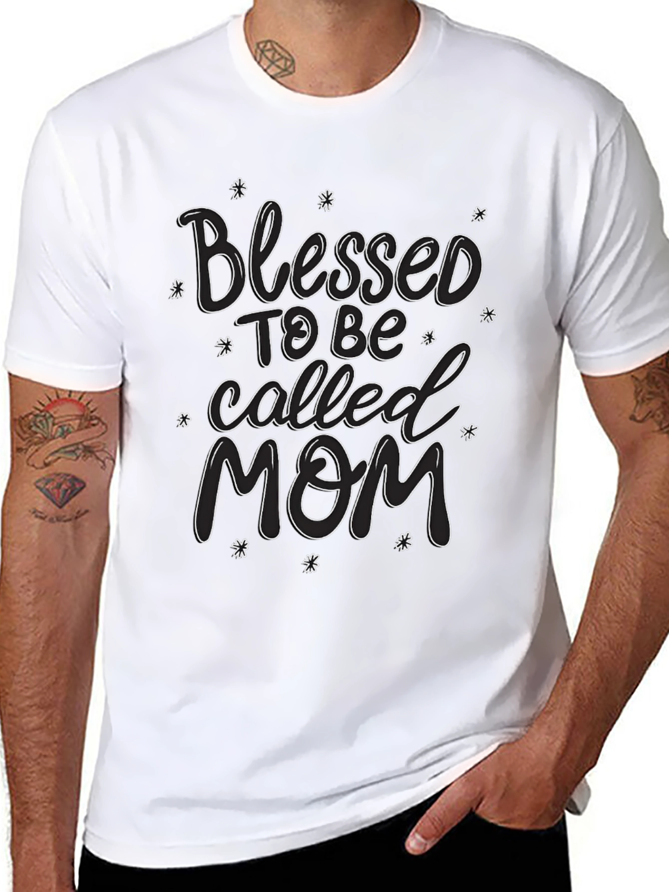 Blessed to be Called Mom Graphic T-Shirt