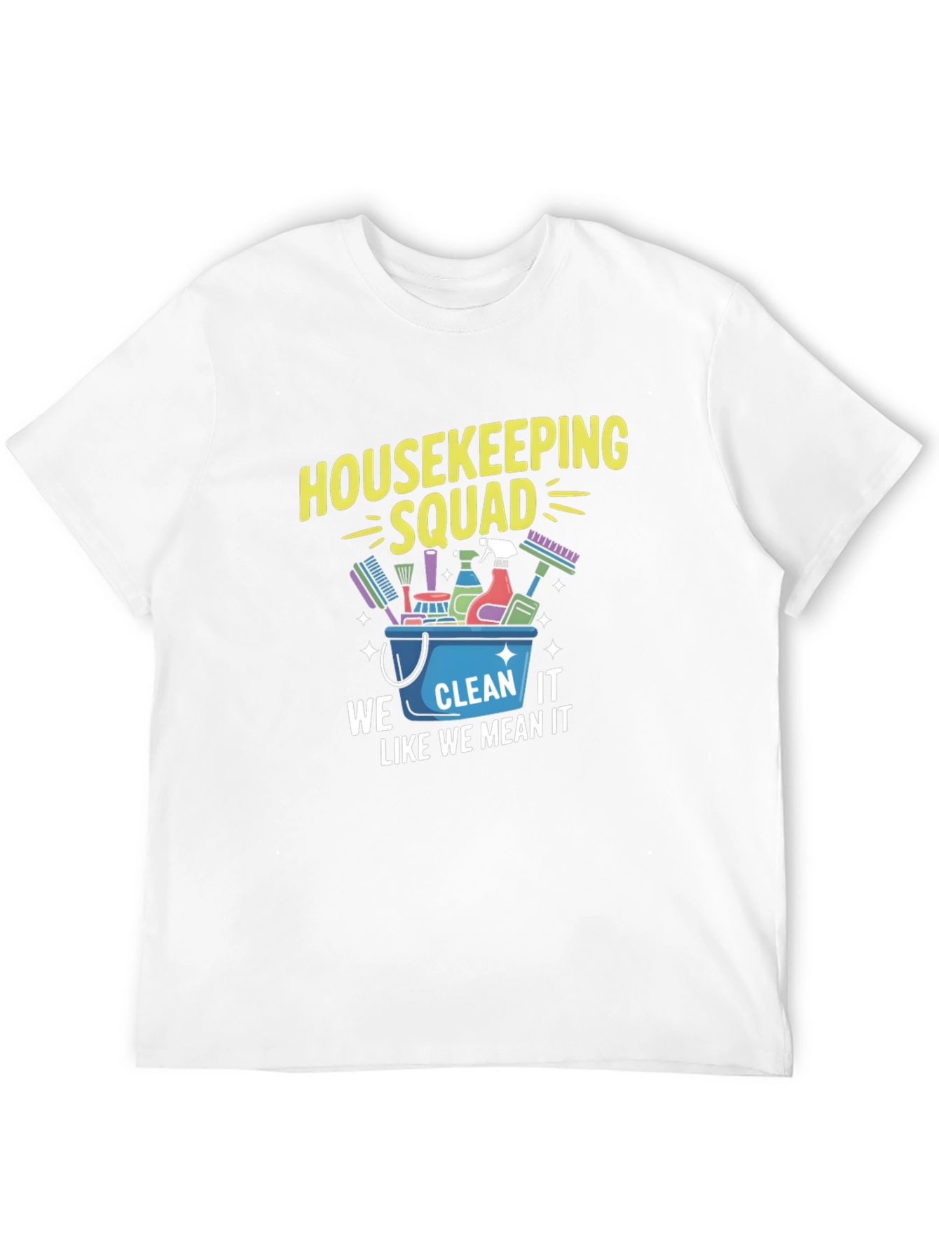 Housekeeping Squad Graphic Tee - Cleaning Crew Apparel