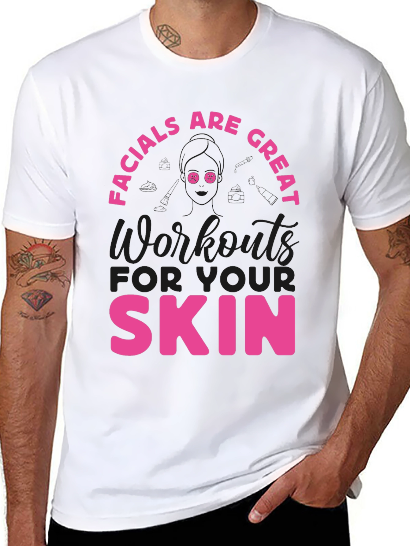 Facials Are Great Skin Workout Tee