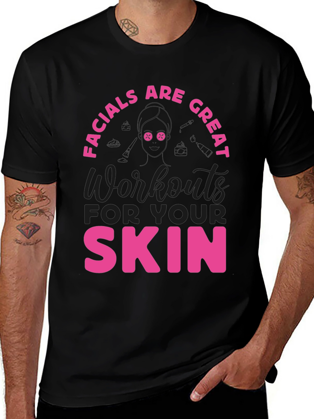 Facials Are Great Skin Workout Tee