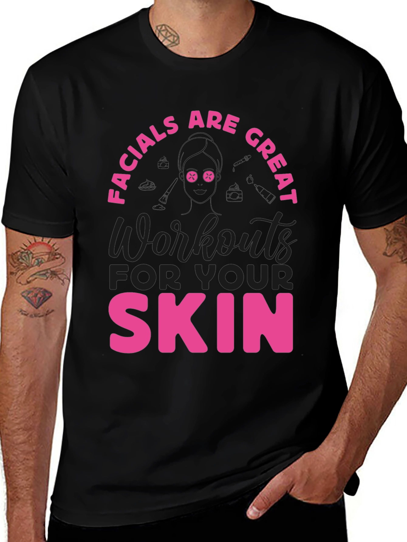 Facials Are Great Skin Workout Tee