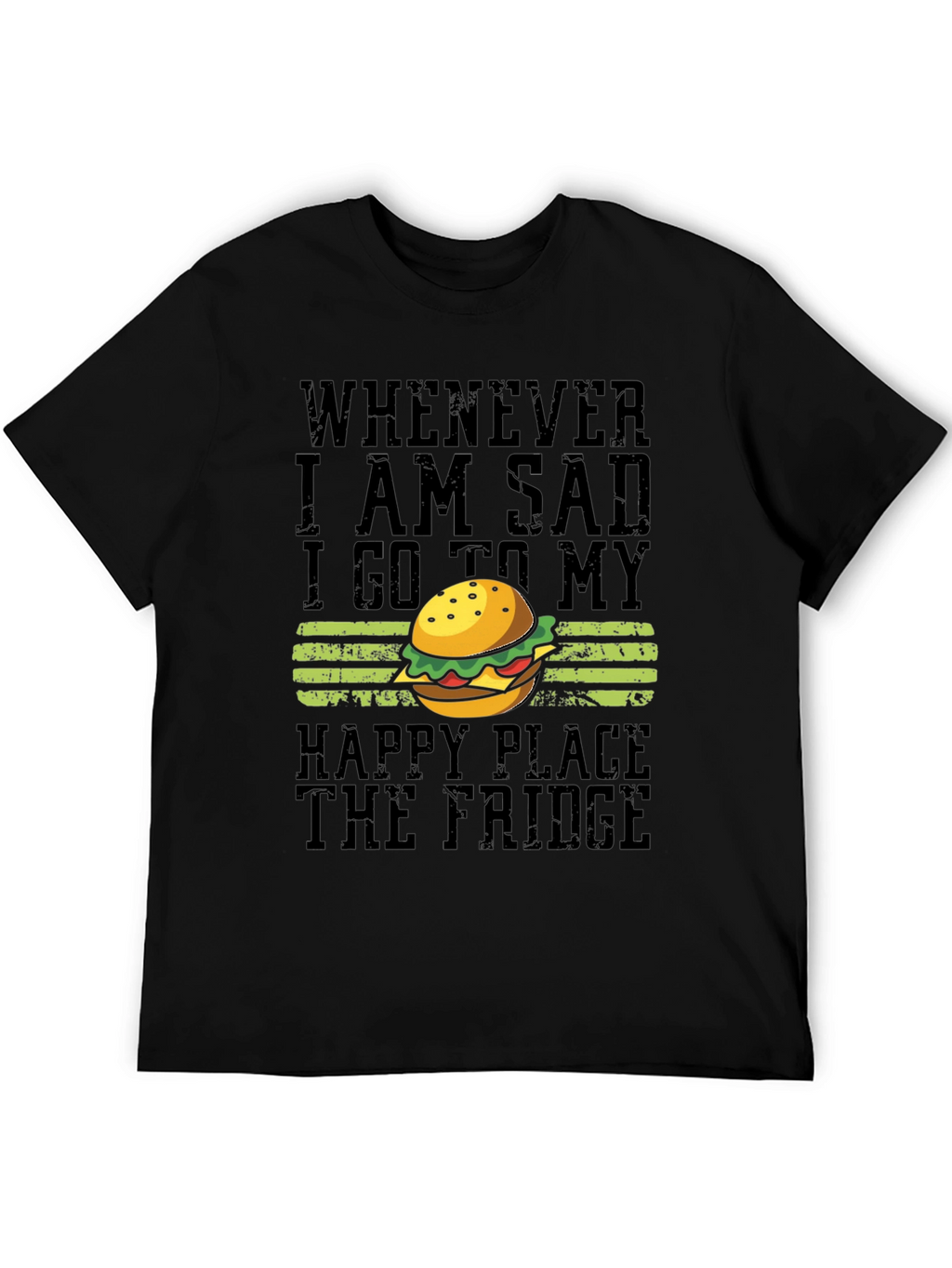Happy Place Fridge T-Shirt - Foodie Tee