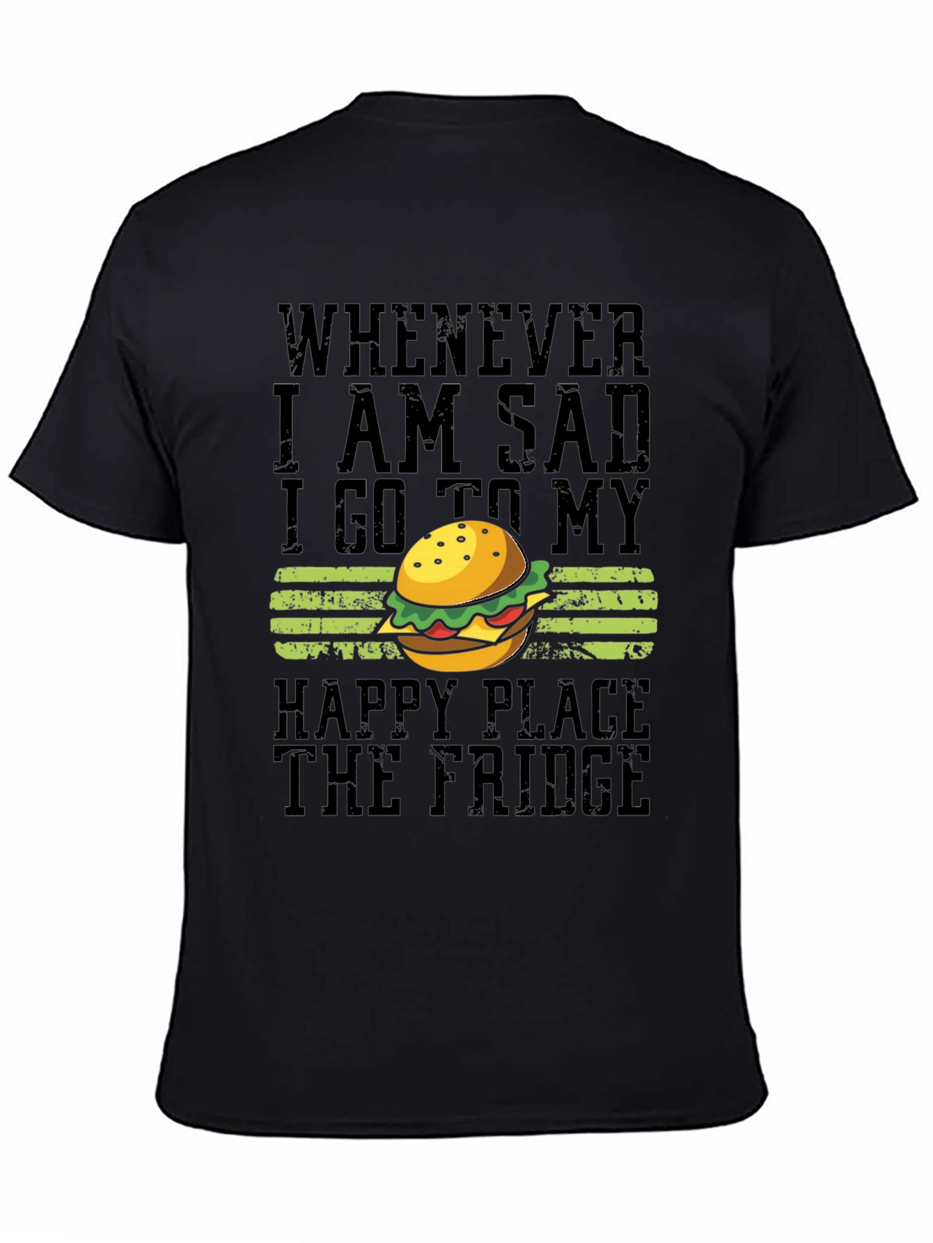 Happy Place Fridge T-Shirt - Foodie Tee
