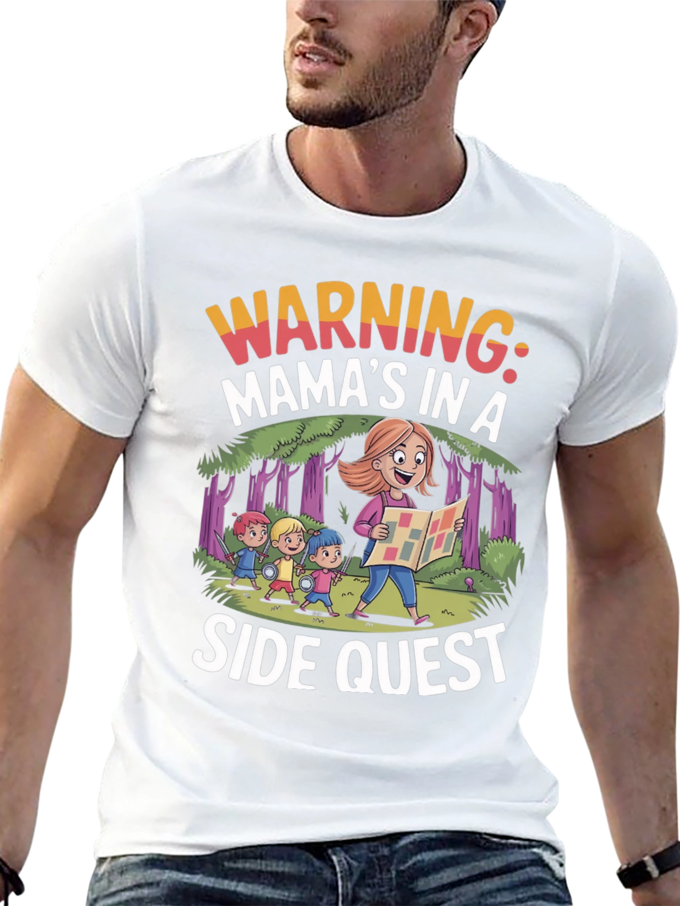 Mamas In A Side Quest Graphic Tee