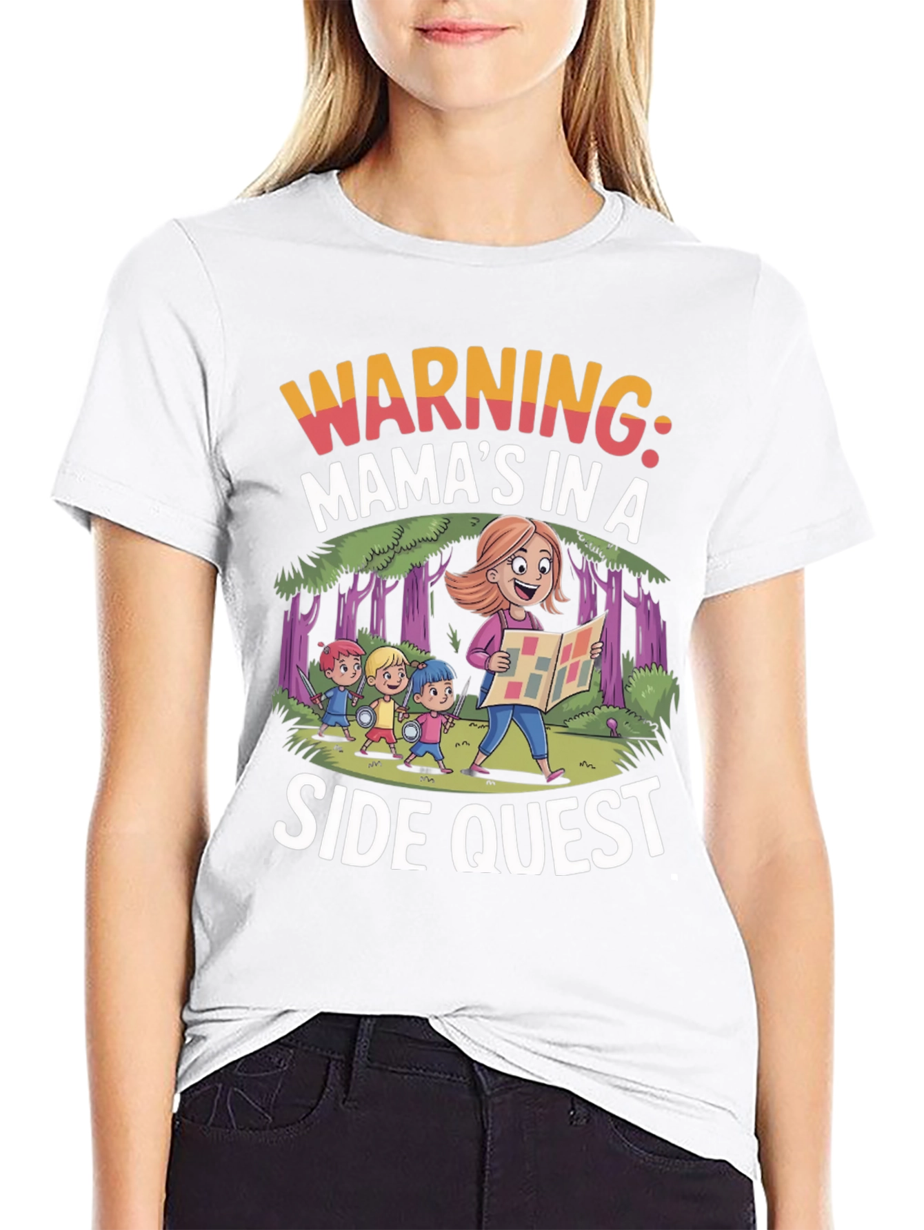 Mamas In A Side Quest Graphic Tee